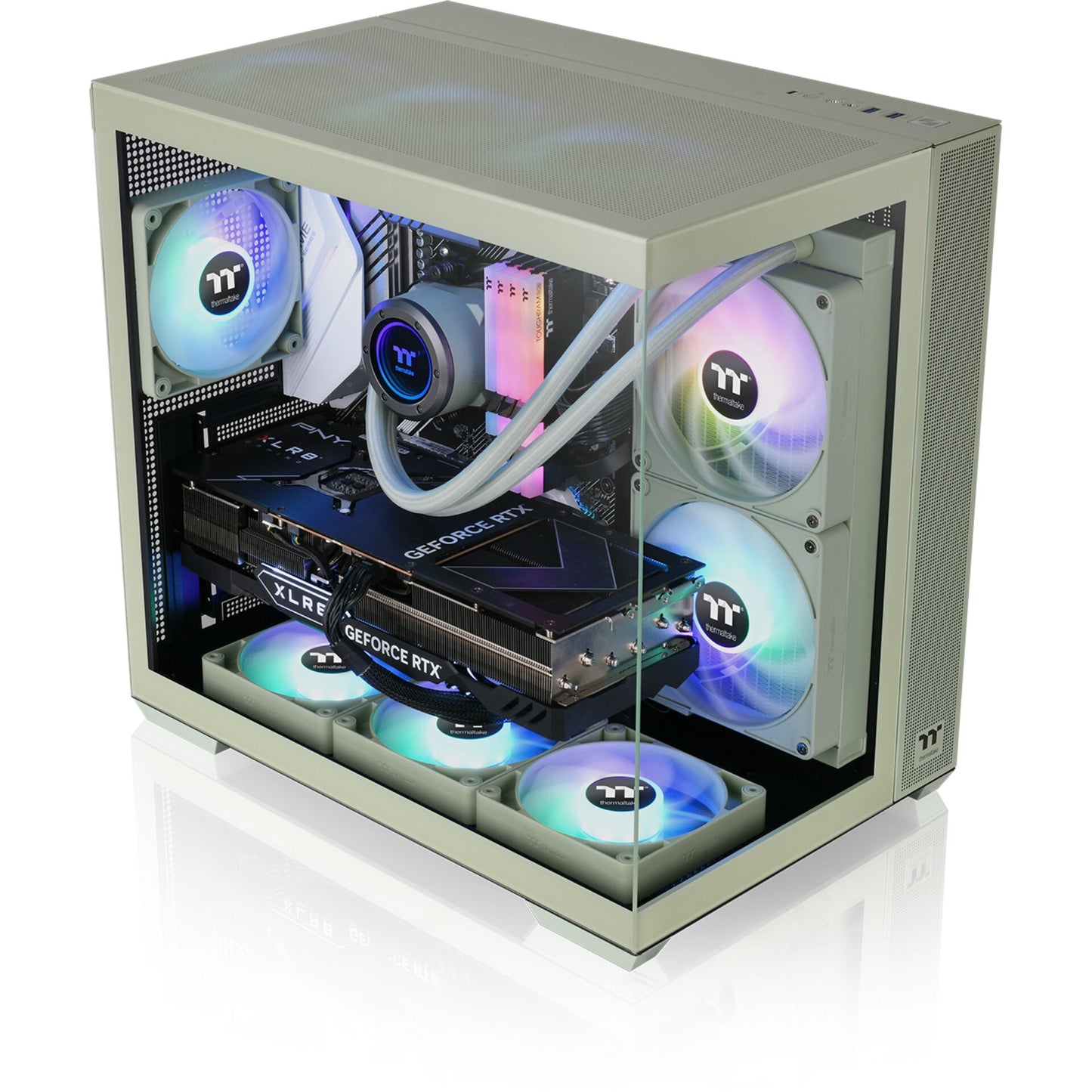 Thermaltake View 380 TG ARGB Matcha Green