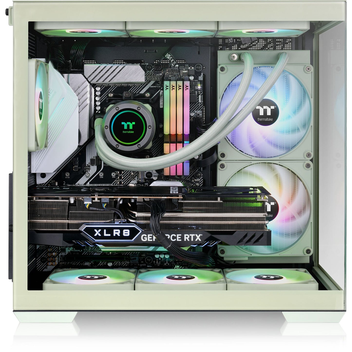 Thermaltake View 380 TG ARGB Matcha Green