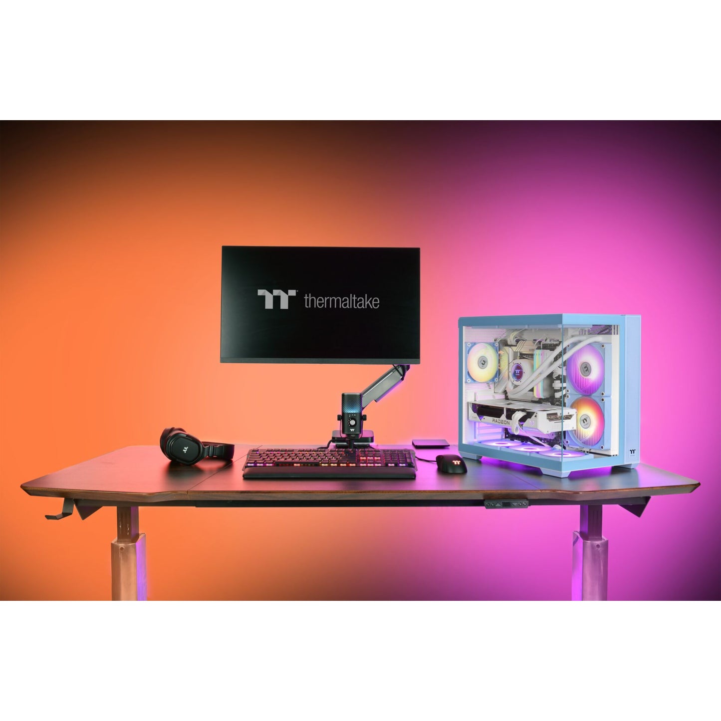 Thermaltake View 380 TG ARGB Hydrangea Blue