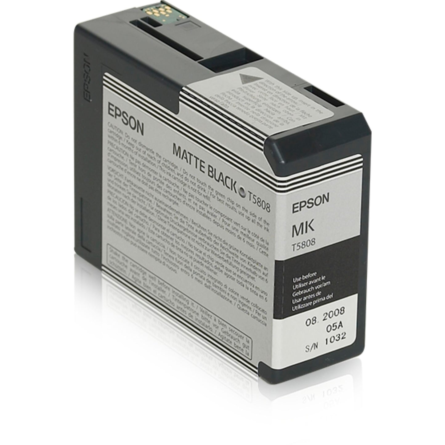 Epson ink cartridge matte black T 580 80 ml T 58080N