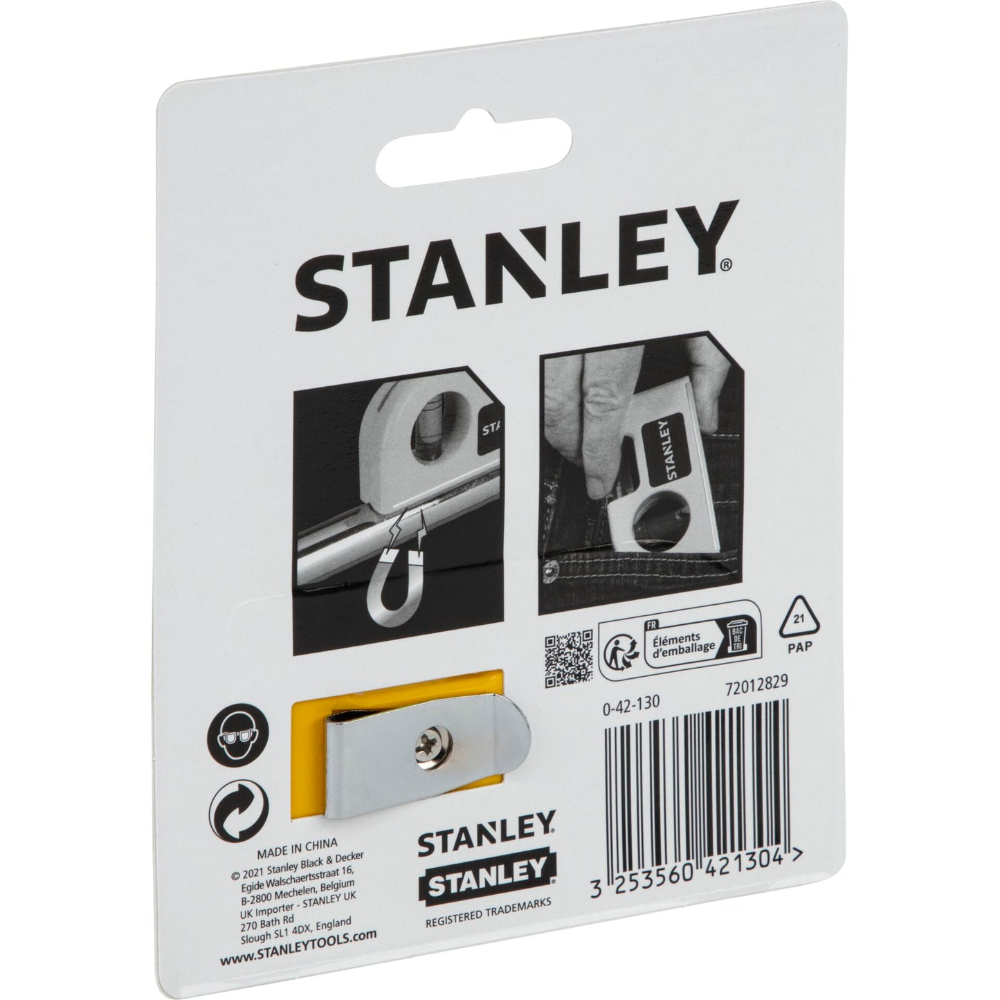 Stanley Wasserwaage 84x46x20 mm