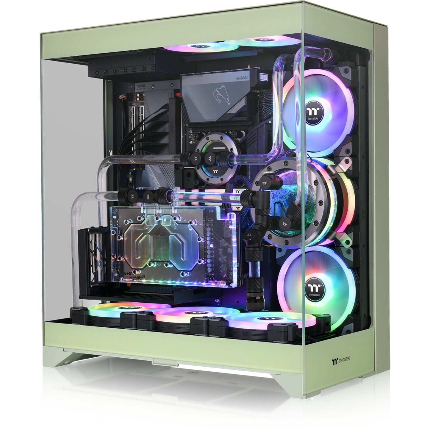Thermaltake CTE E550 TG Matcha Green