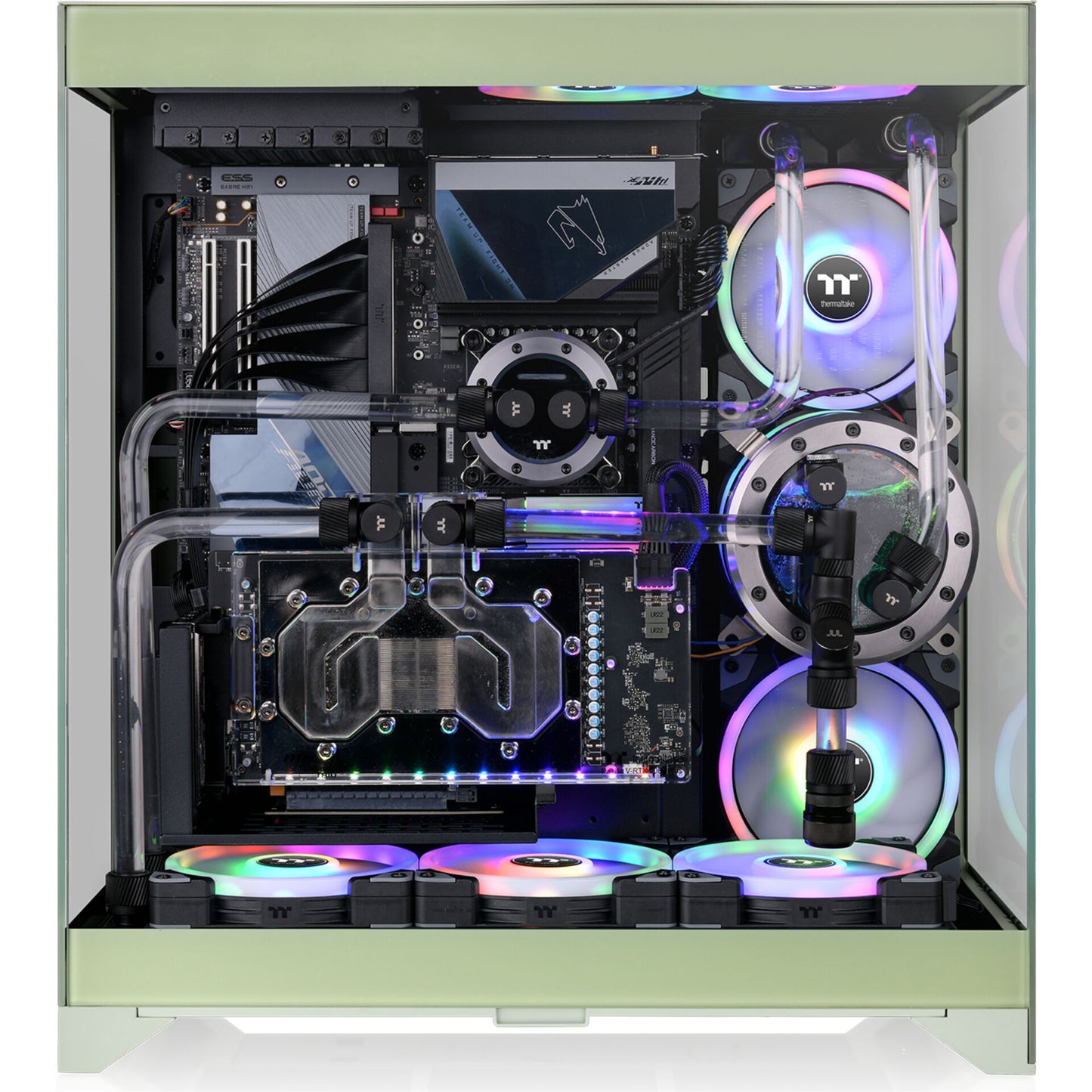 Thermaltake CTE E550 TG Matcha Green