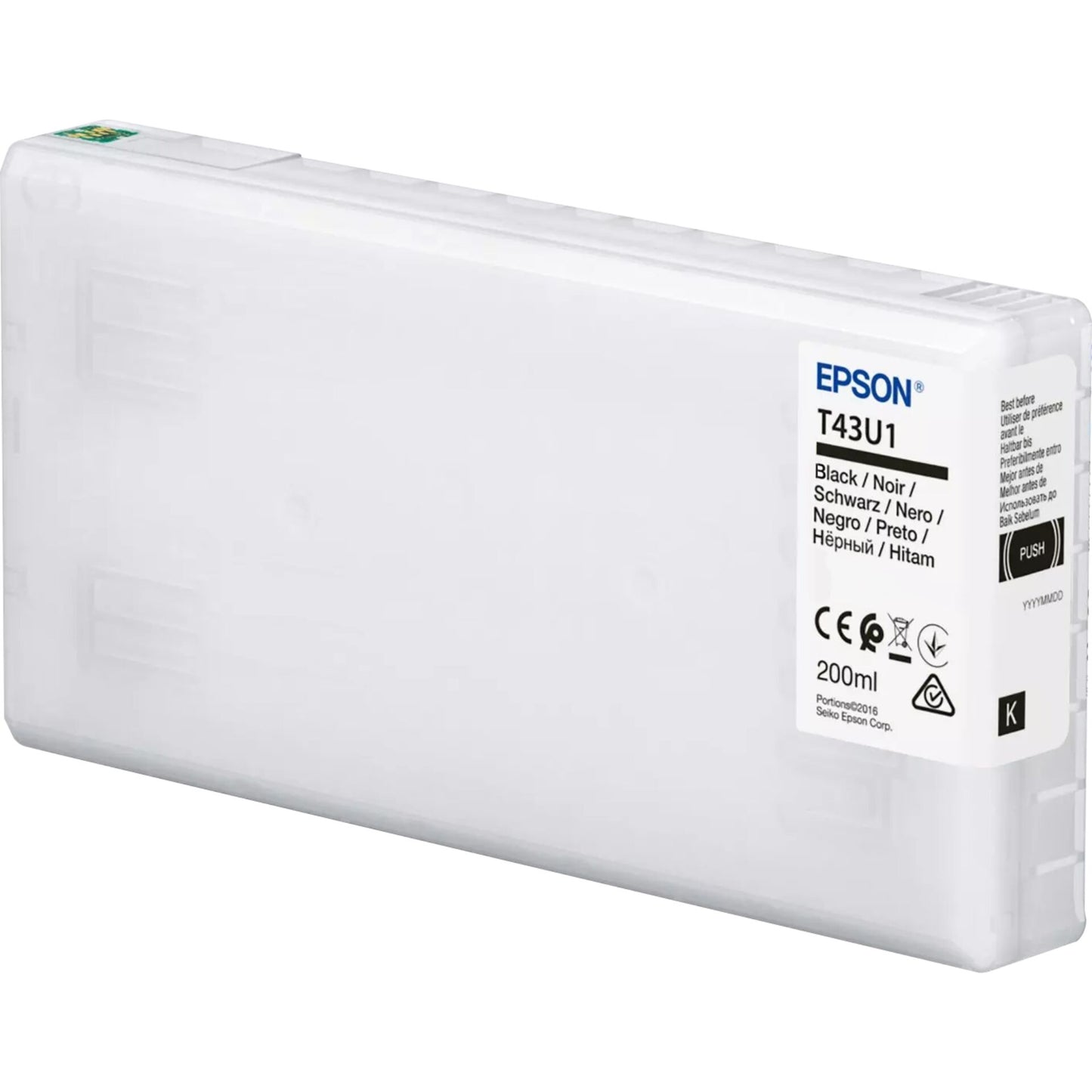 Epson ink cartridge black T 43U 200 ml T 43U14N