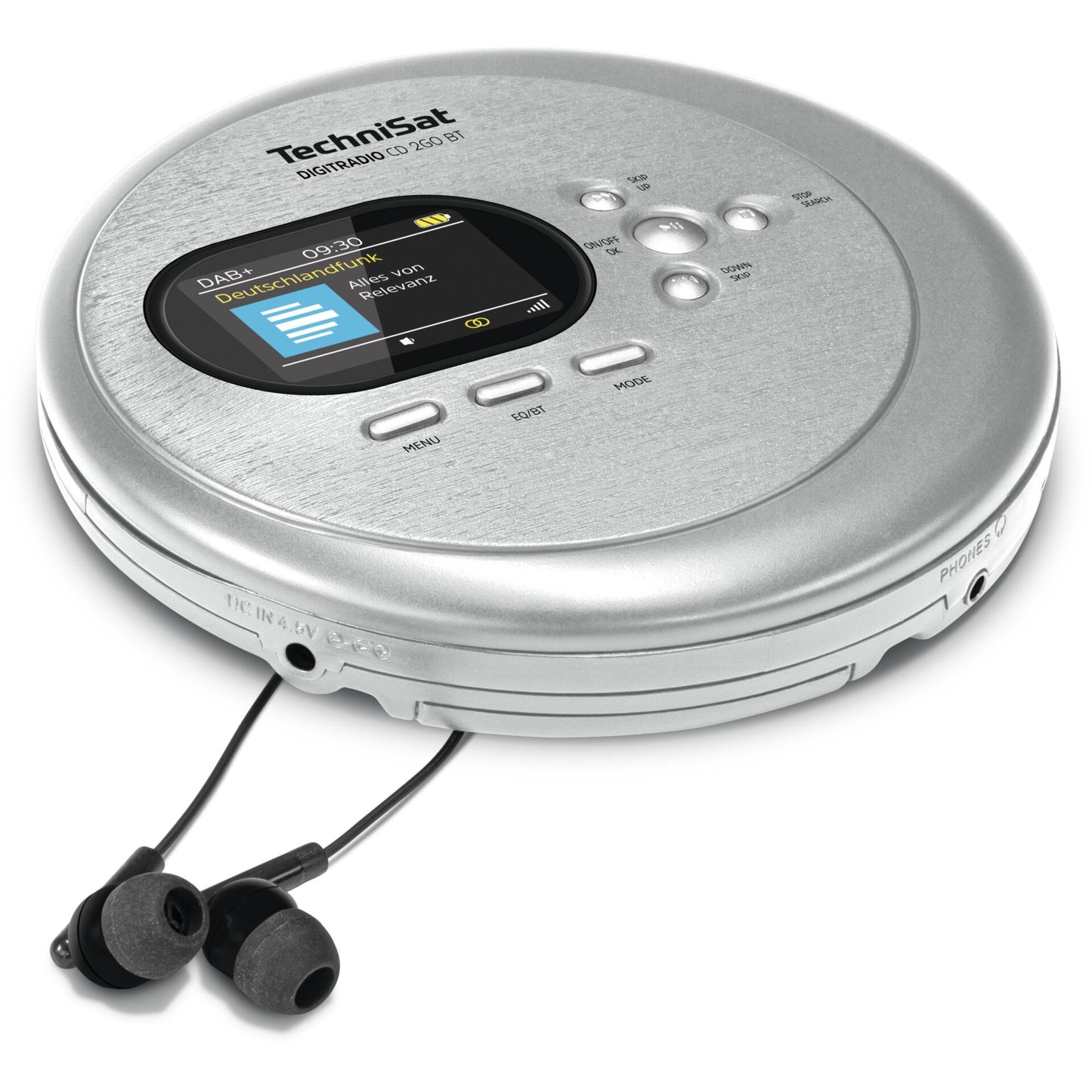Technisat DigitRadio CD2GO BT silber