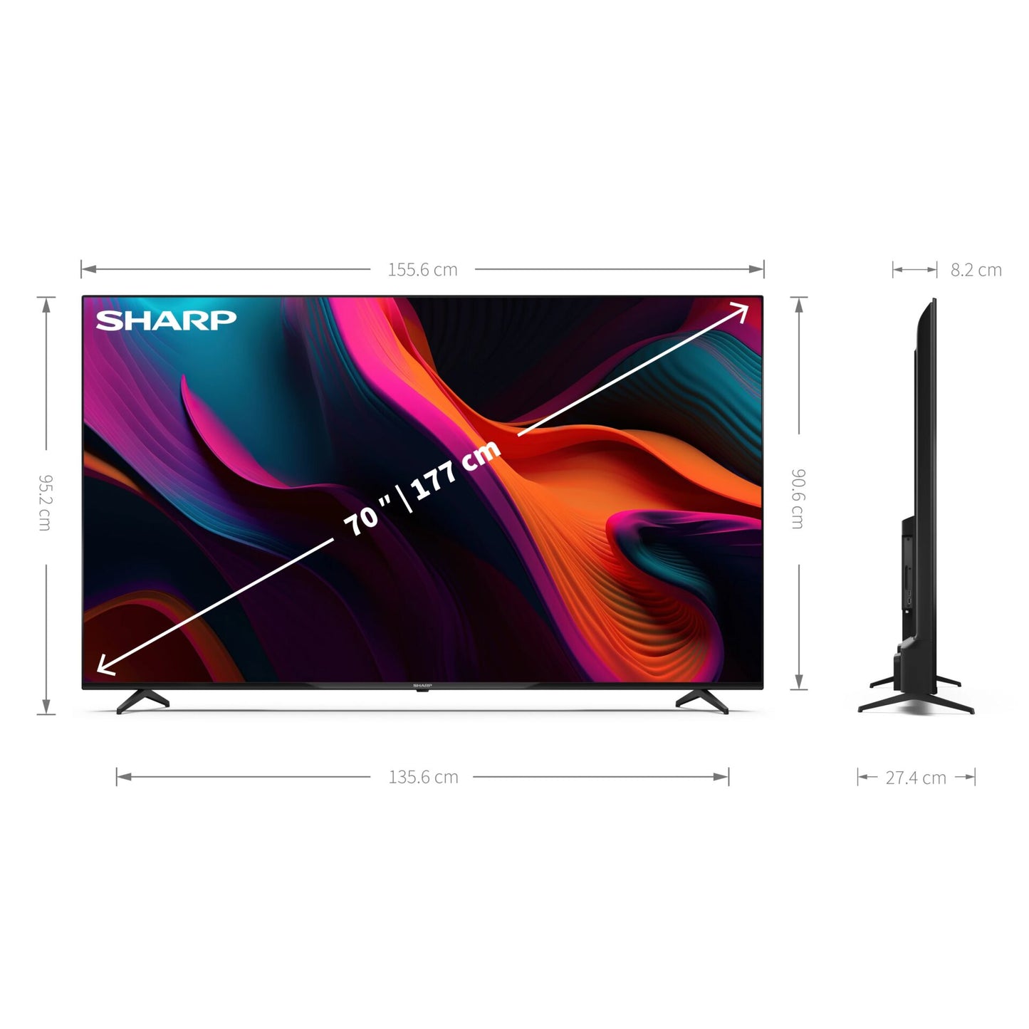 Sharp 70GL4260 schwarz
