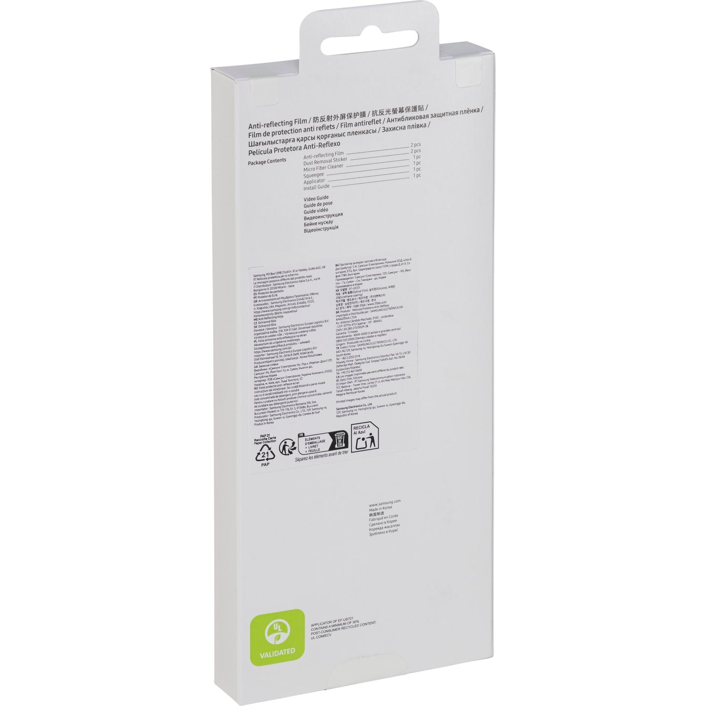 Samsung A/R Screen Protector für Galaxy S24 FE Transparency