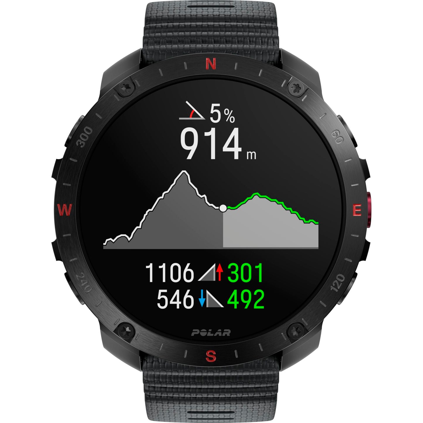 Polar Grit X2 Pro HR S-L Black