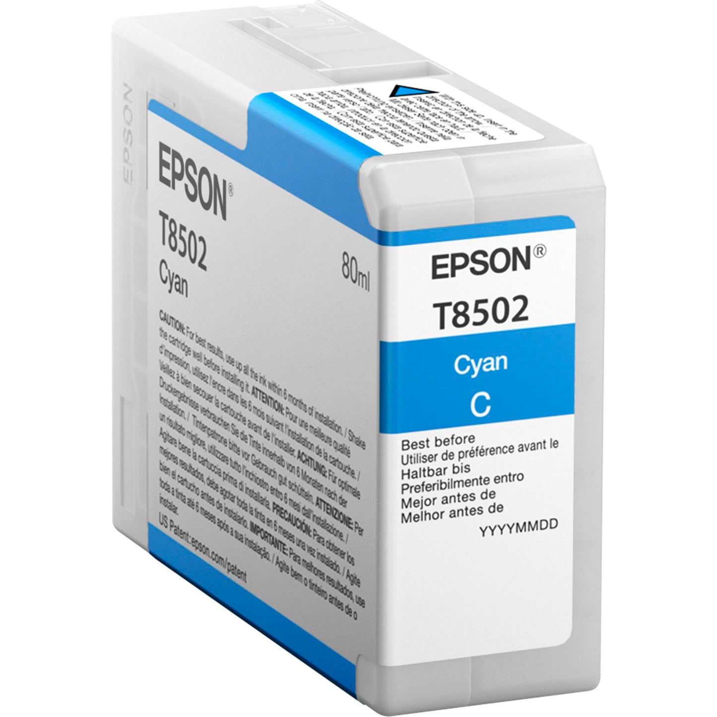 Epson ink cartridge cyan T 850 80 ml T 8502
