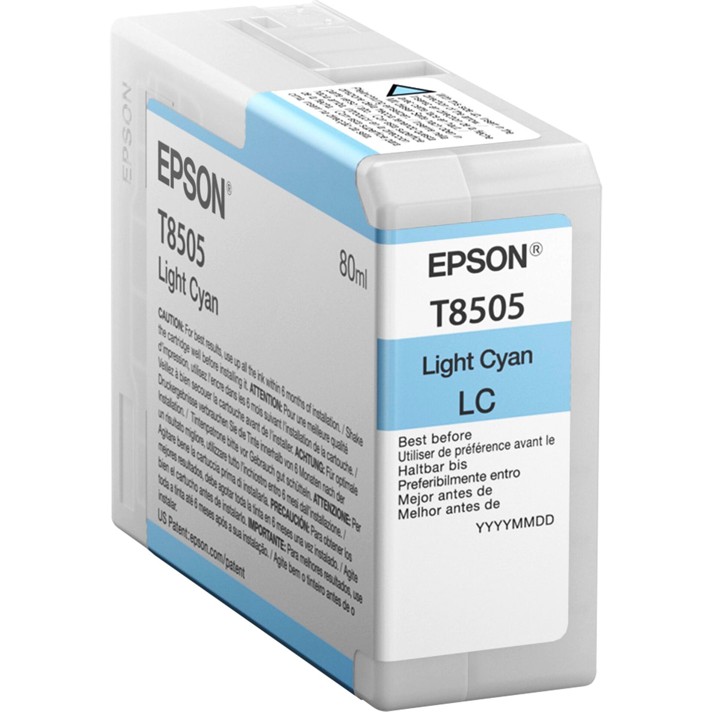 Epson ink cartridge light cyan T 850 80 ml T 8505