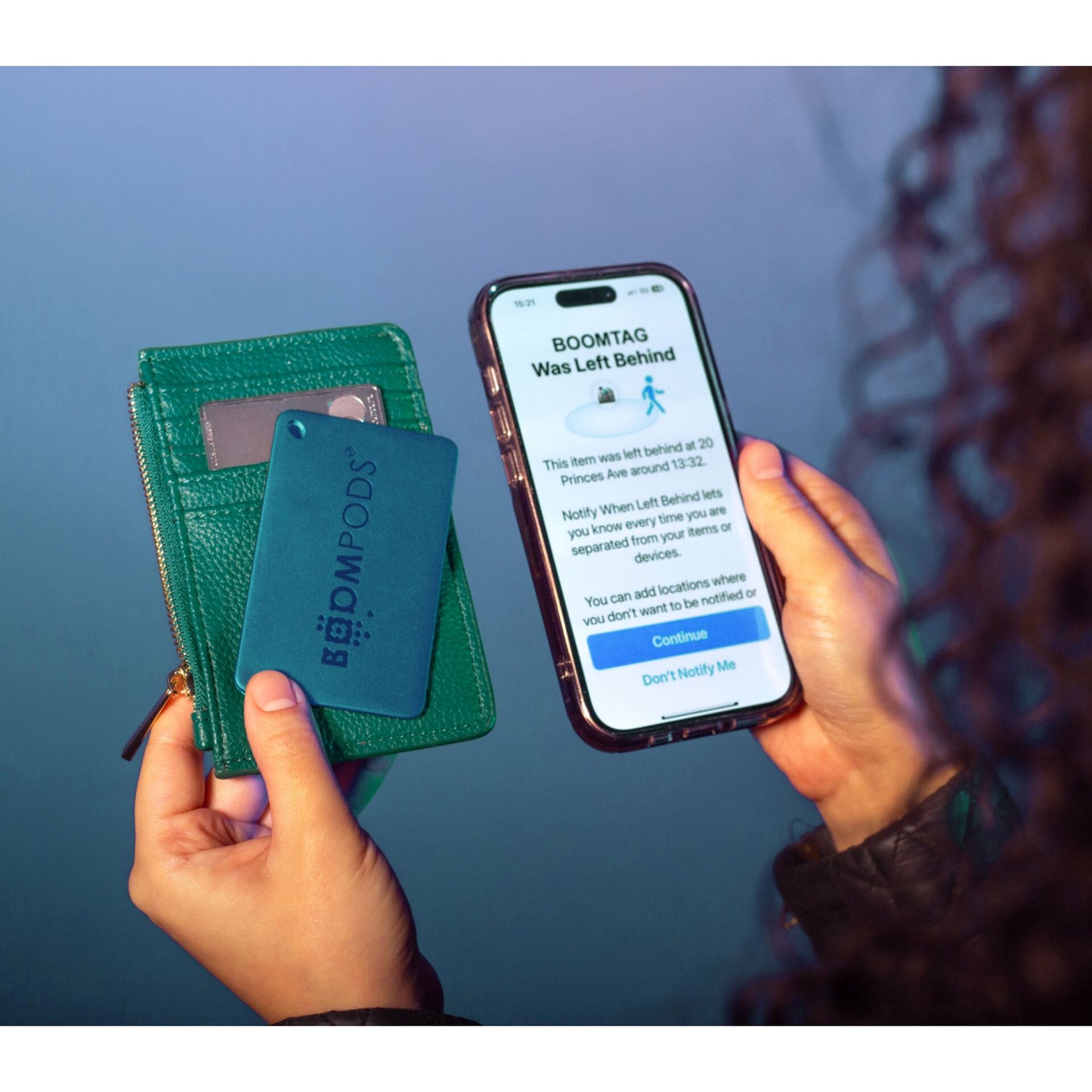 Boompods Boomcard Rechargeable Ocean Blue