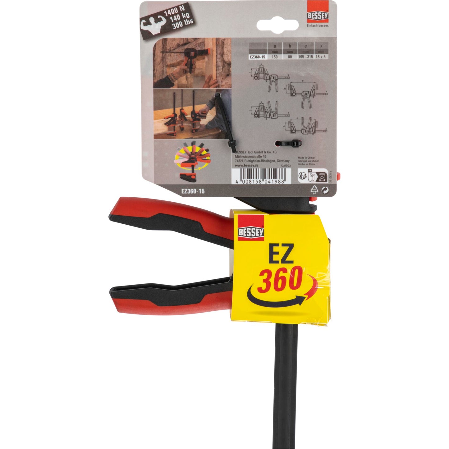 Bessey One-Handed Clamp EZ360-15