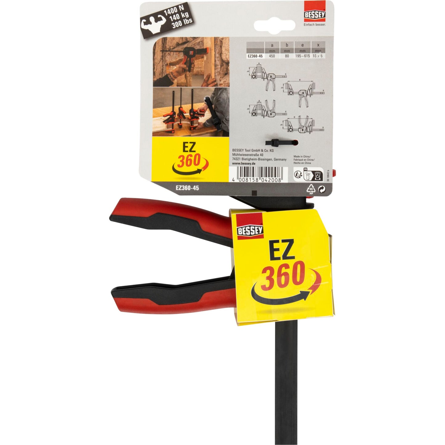 Bessey One-Handed Clamp EZ360-45