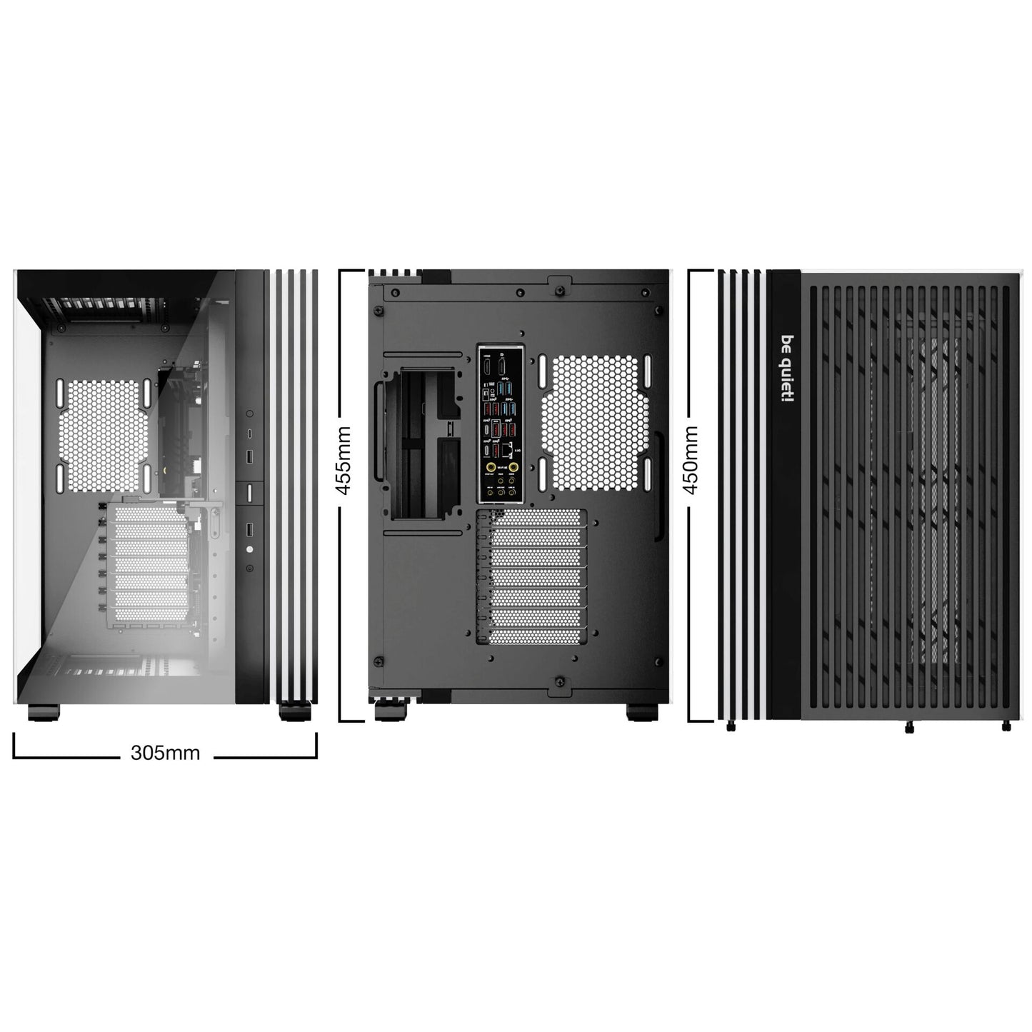 be quiet! LIGHT BASE 600 DX Black housing