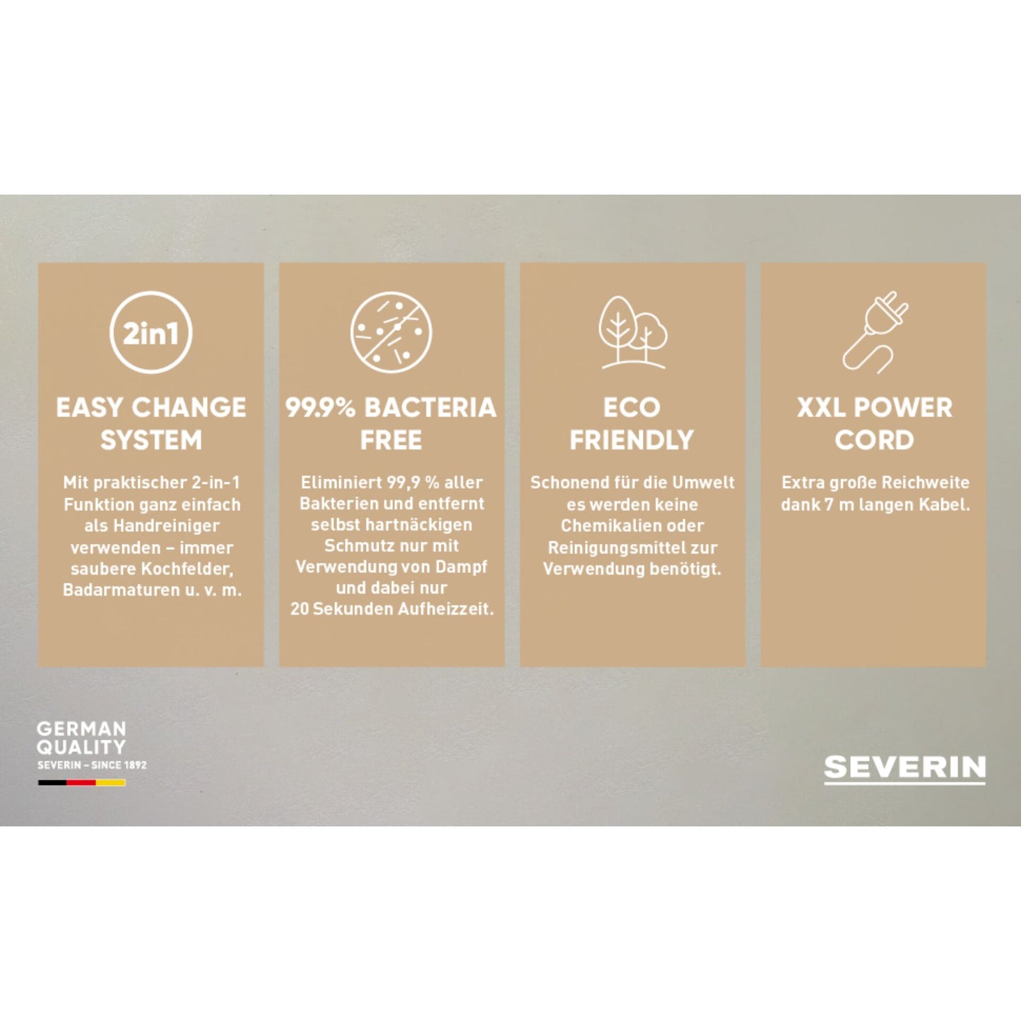 Severin SC 7142 Dampfreiniger