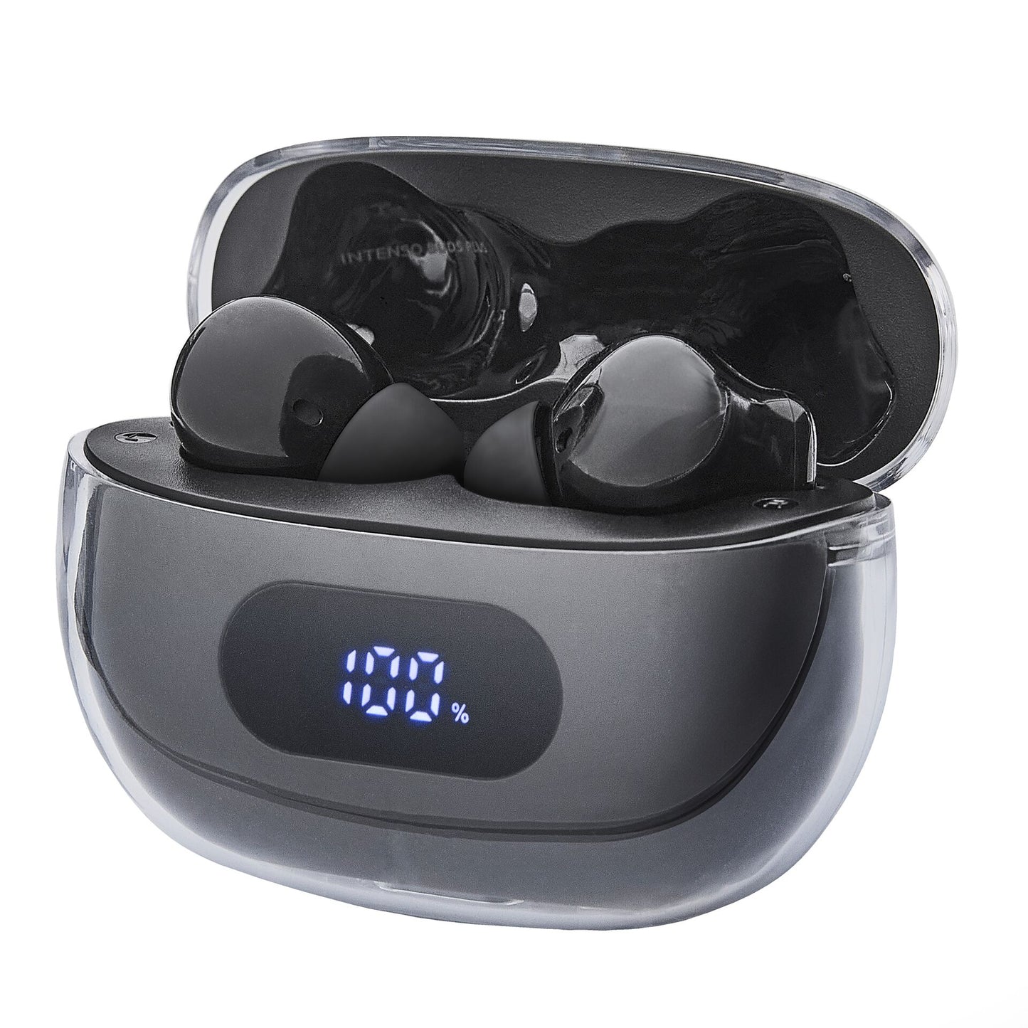 Intenso Buds Plus dig. Display True Wireless Headphones black