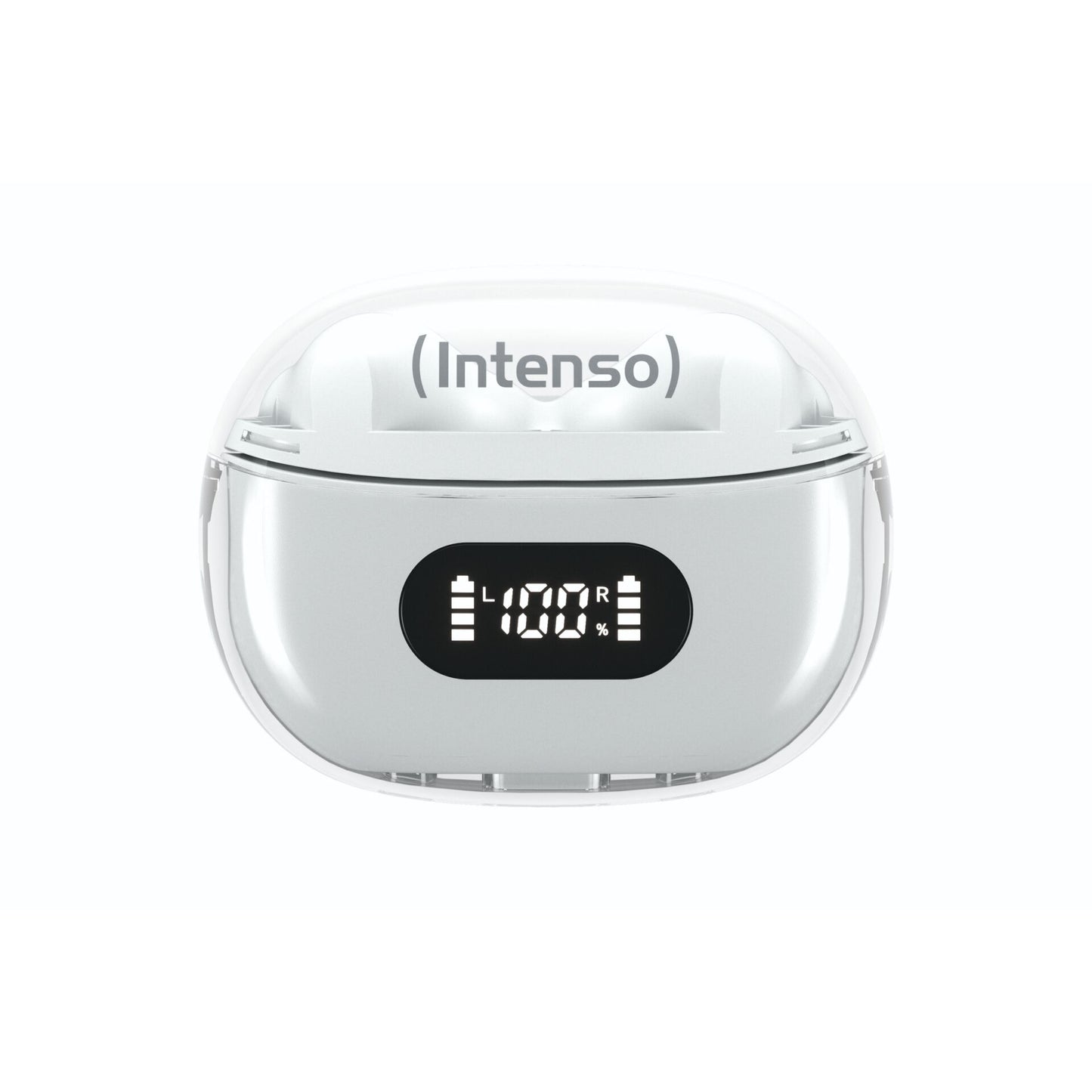 Intenso Buds Plus dig. Display True Wireless Headphones white
