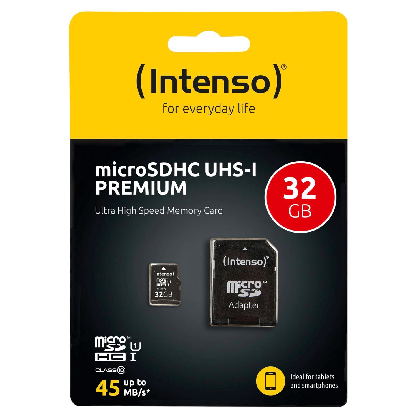 Intenso microSDHC Card 32GB Class 10 UHS-I Premium