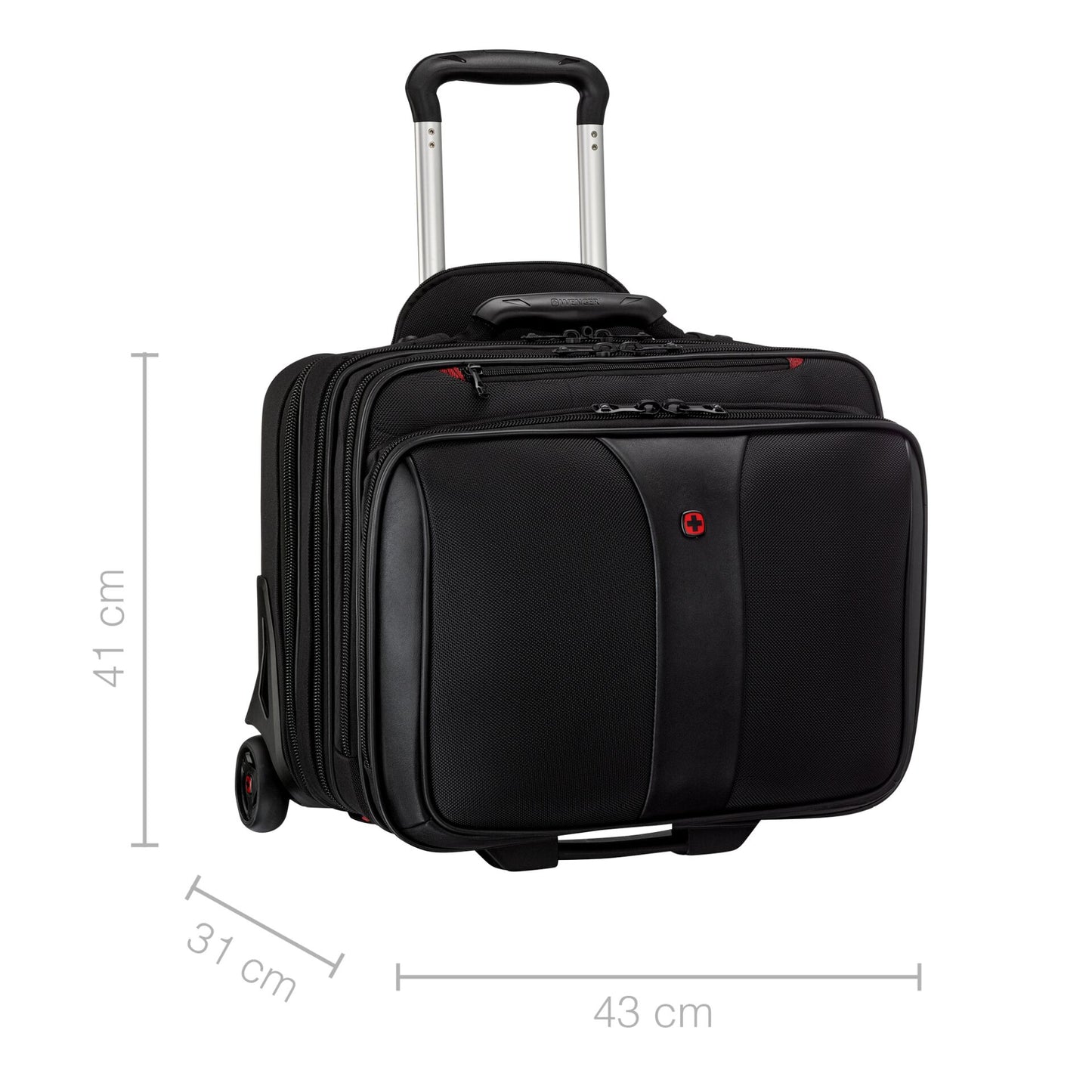 Wenger Patriot II Trolley for Laptop 15,4 / 17 black