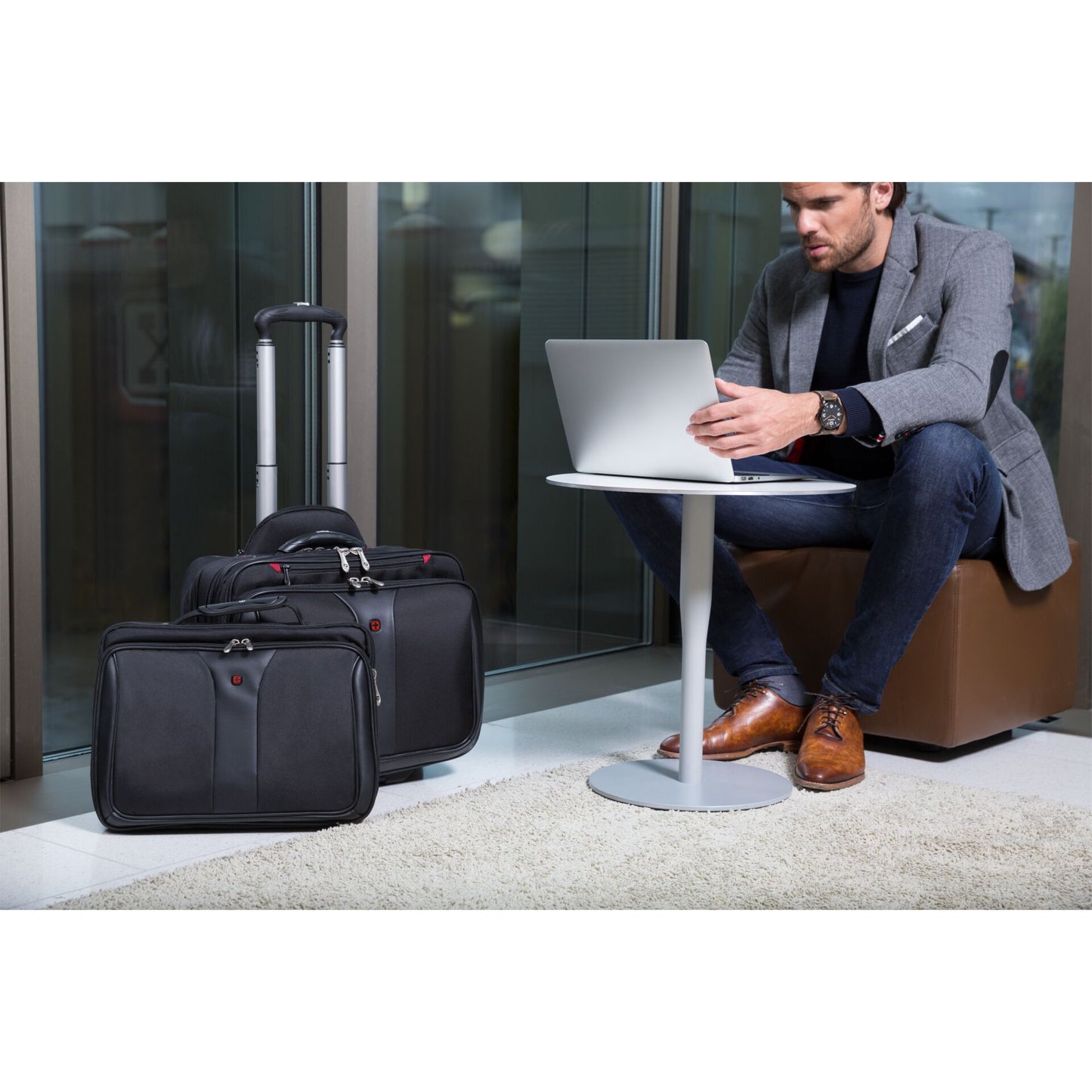 Wenger Patriot II Trolley for Laptop 15,4 / 17 black