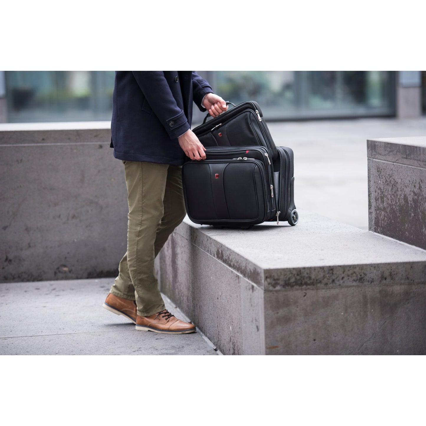 Wenger Patriot II Trolley for Laptop 15,4 / 17 black