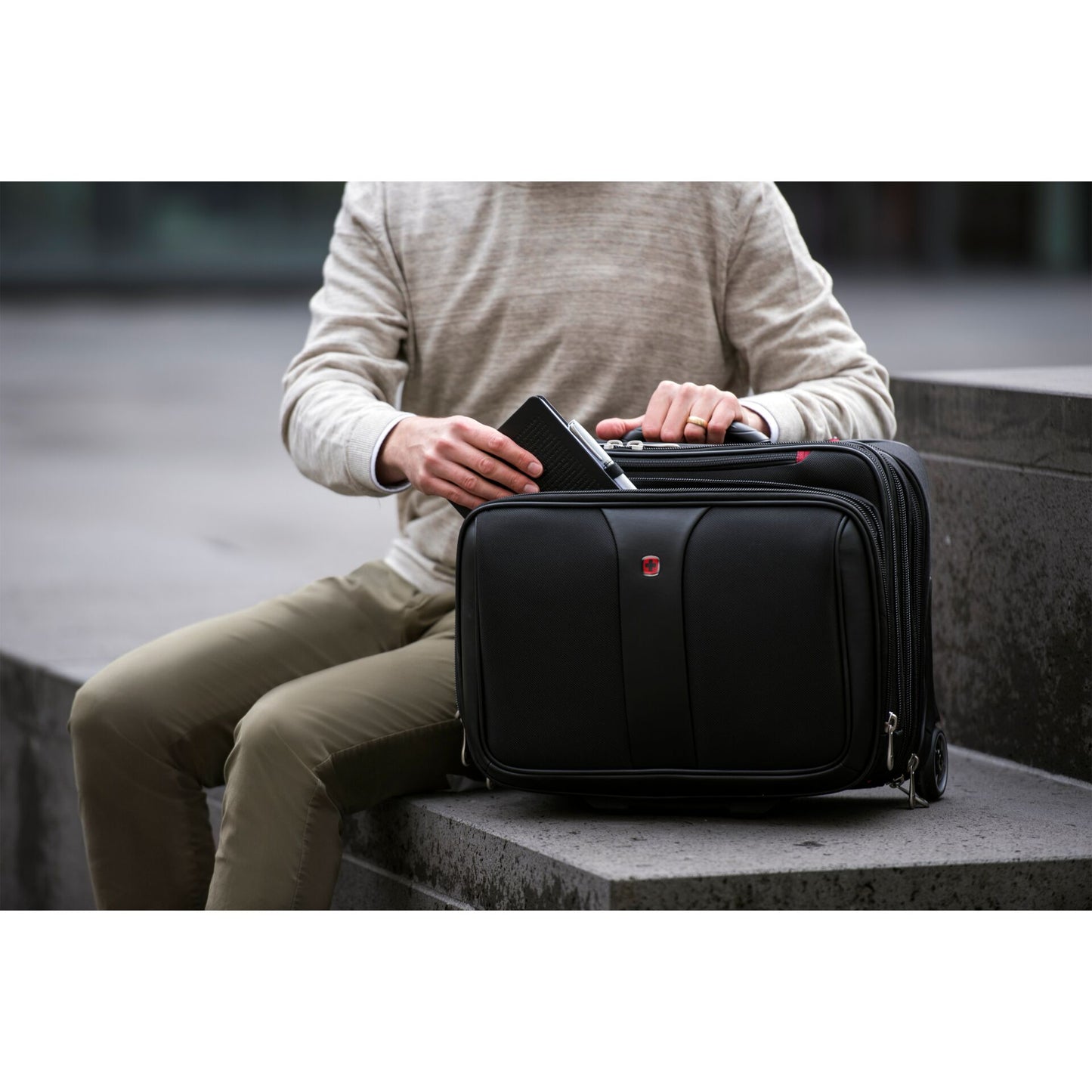 Wenger Patriot II Trolley for Laptop 15,4 / 17 black
