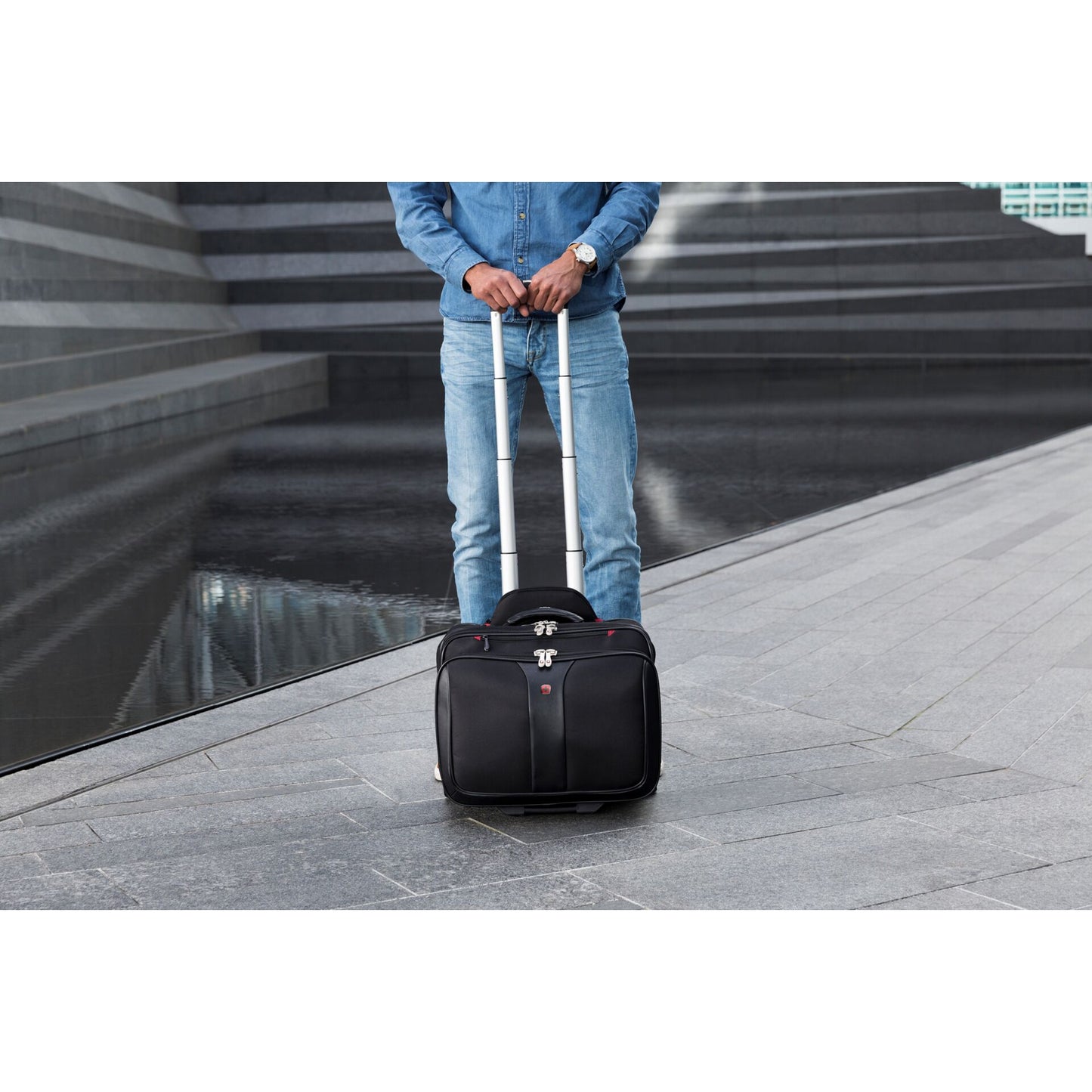 Wenger Patriot II Trolley for Laptop 15,4 / 17 black