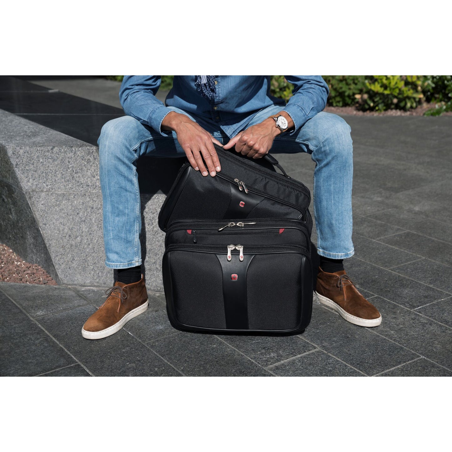 Wenger Patriot II Trolley for Laptop 15,4 / 17 black