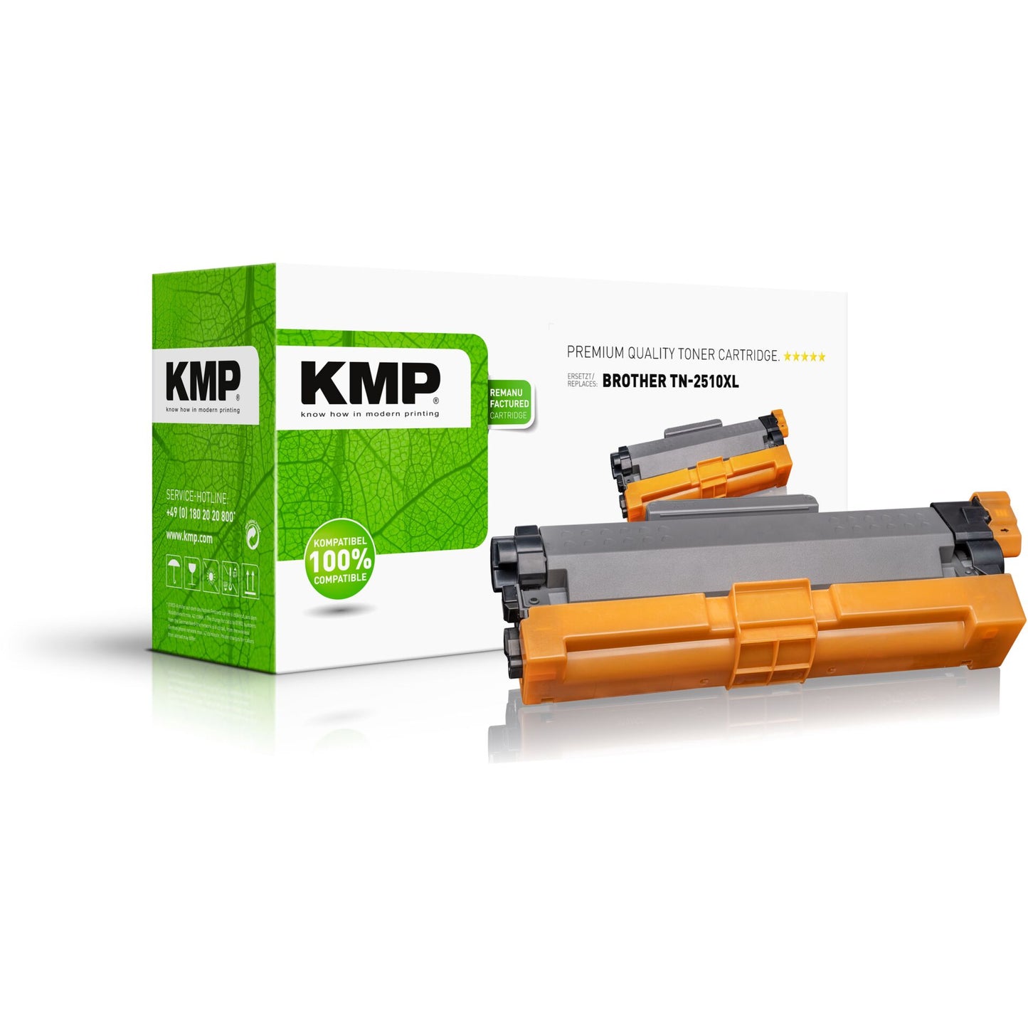 KMP Toner black compatible w/ Brother TN-2510XL