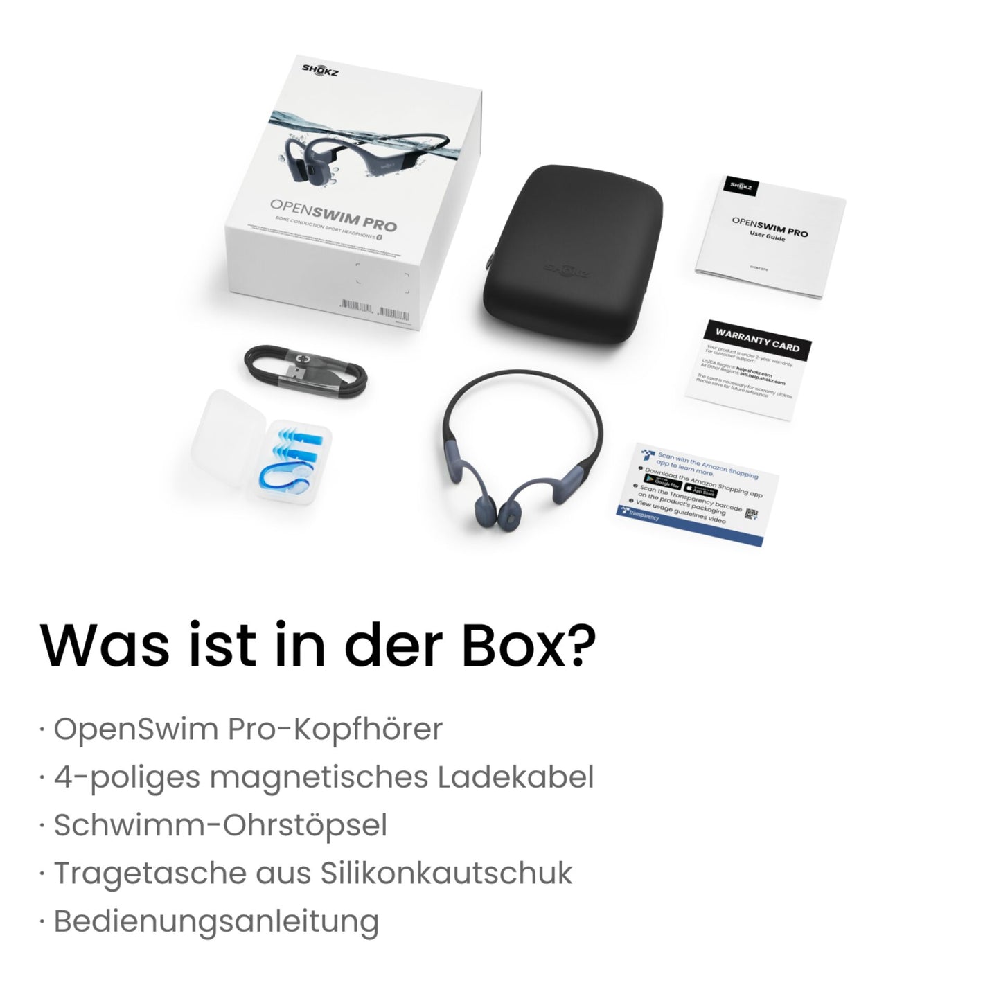 Shokz OpenSwim Pro Grau