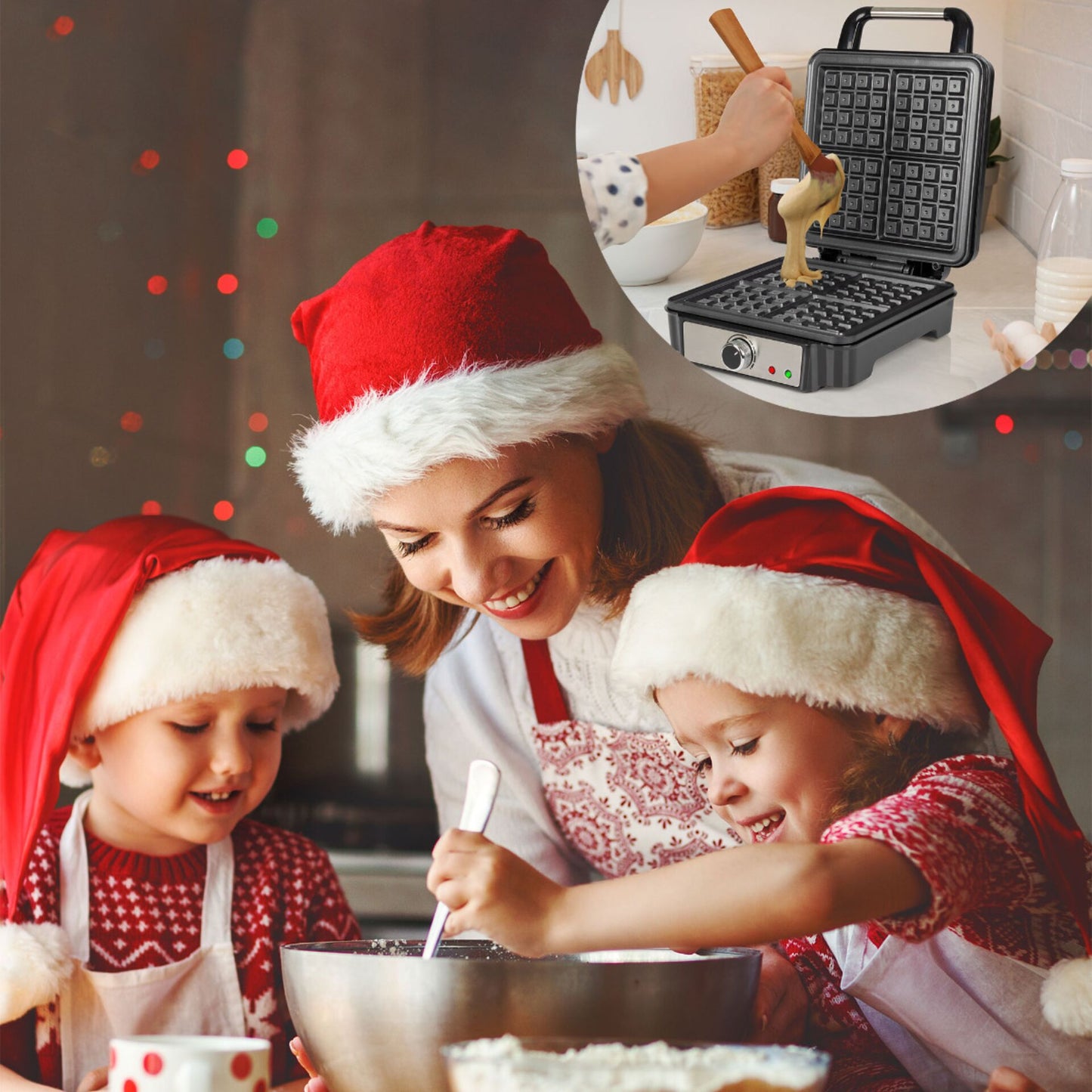 Proficook PC-WA 1241 inox Brüsseler Waffelautomat 4-fach