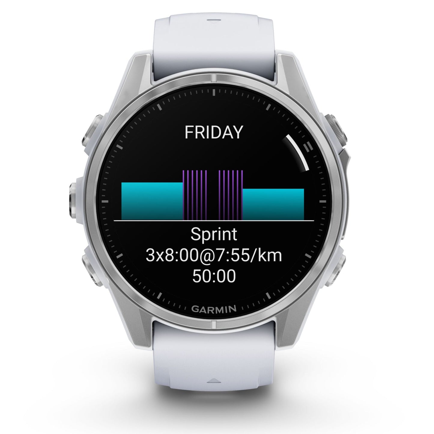 Garmin fenix 8 (43mm) Whitestone/Silver