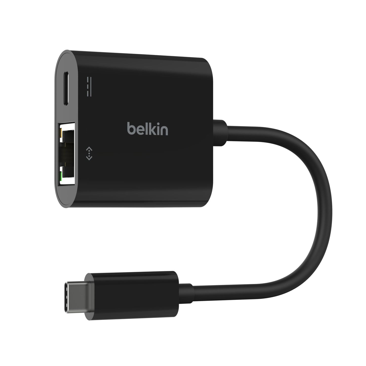 Belkin Connect USB-C Ethernet Adapter 100W PD black INC019btBK