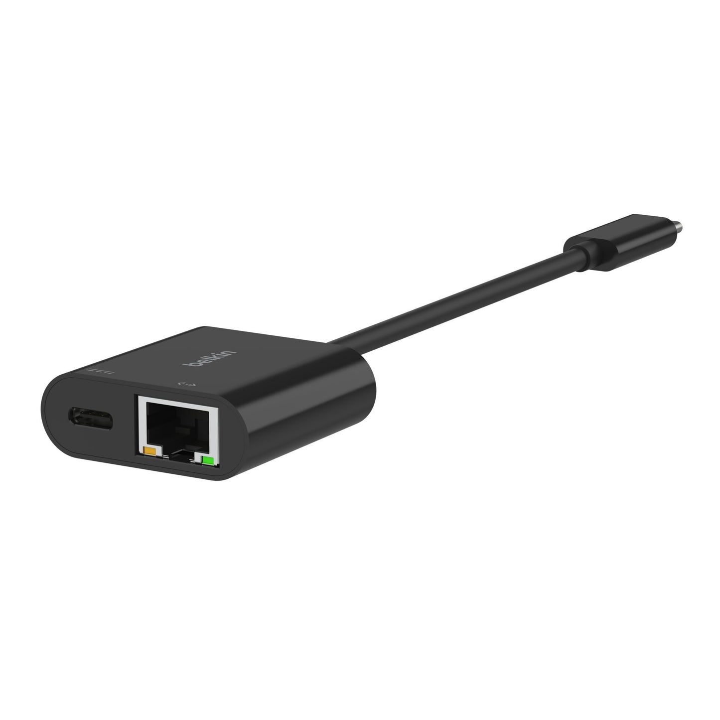 Belkin Connect USB-C Ethernet Adapter 100W PD black INC019btBK