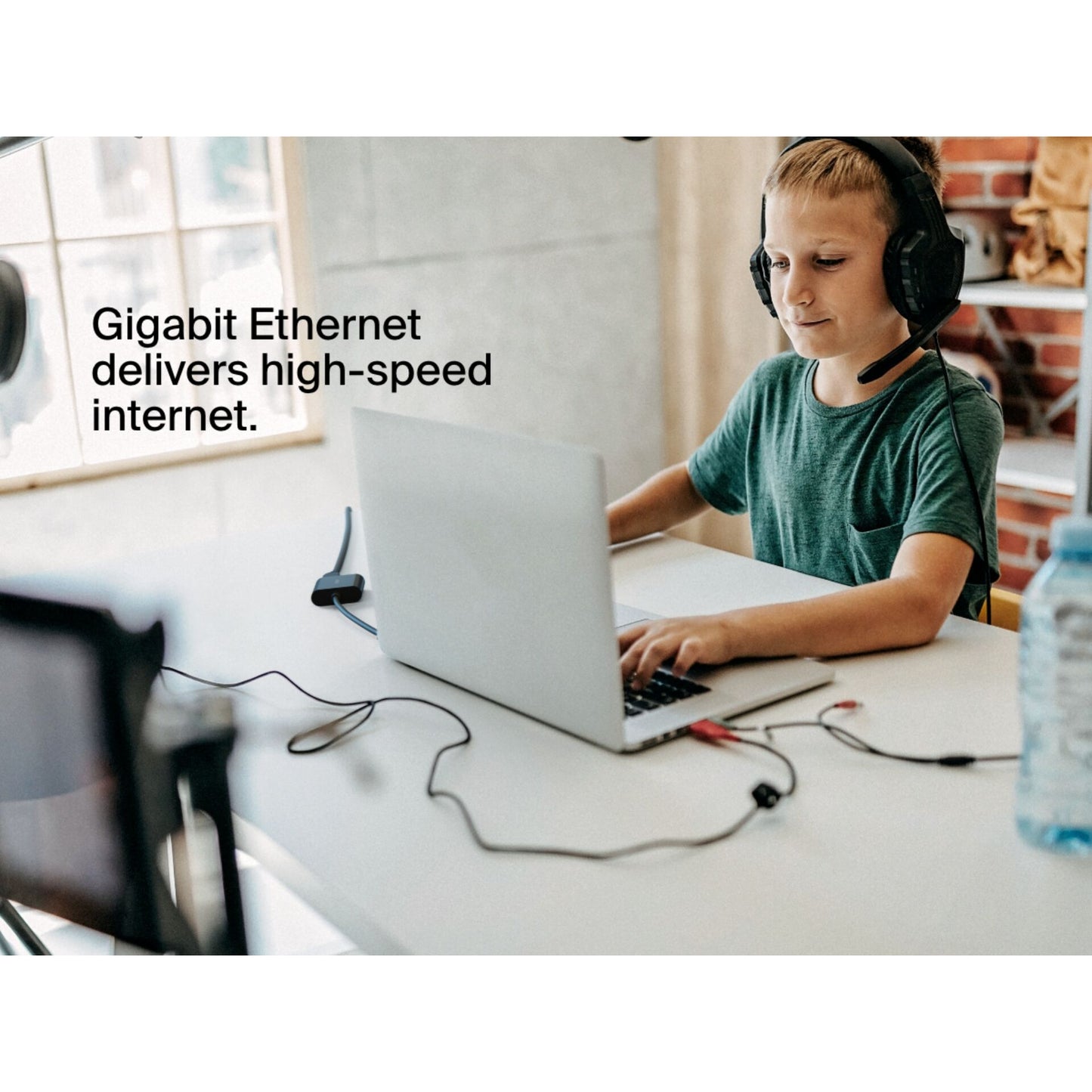 Belkin Connect USB-C Ethernet Adapter 100W PD black INC019btBK