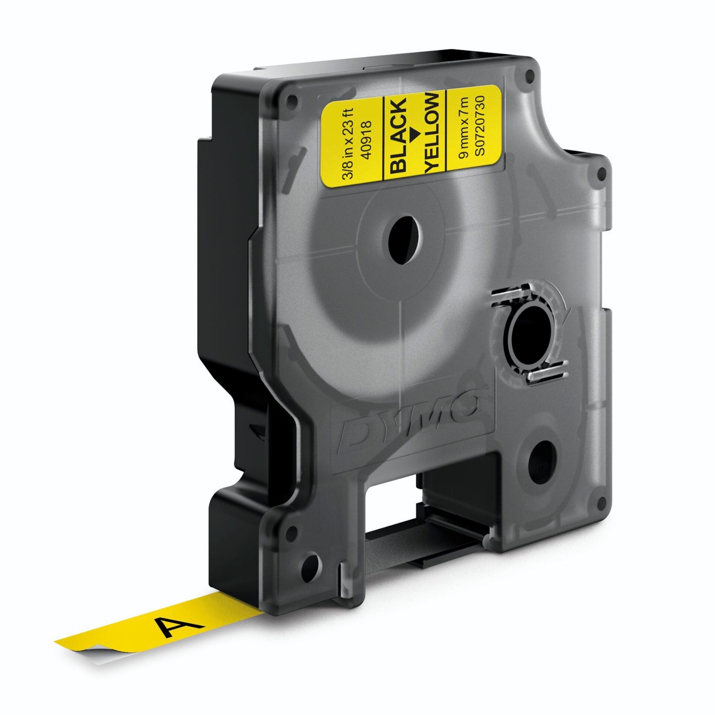 Dymo D1 9mm Black/Yellow labels 40918