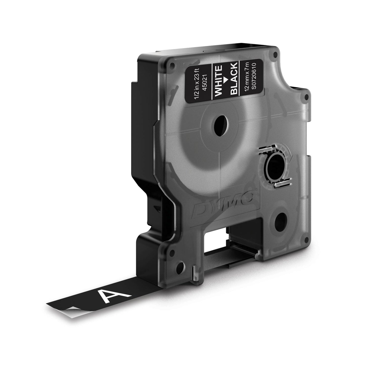 Dymo D1 12mm White/Black labels 45021