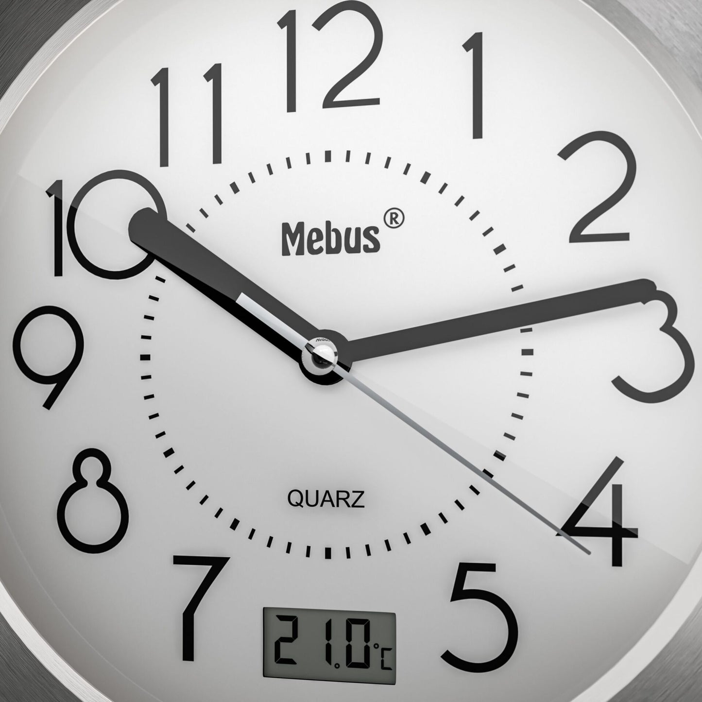 Mebus 41964 Quarz Badezimmeruhr