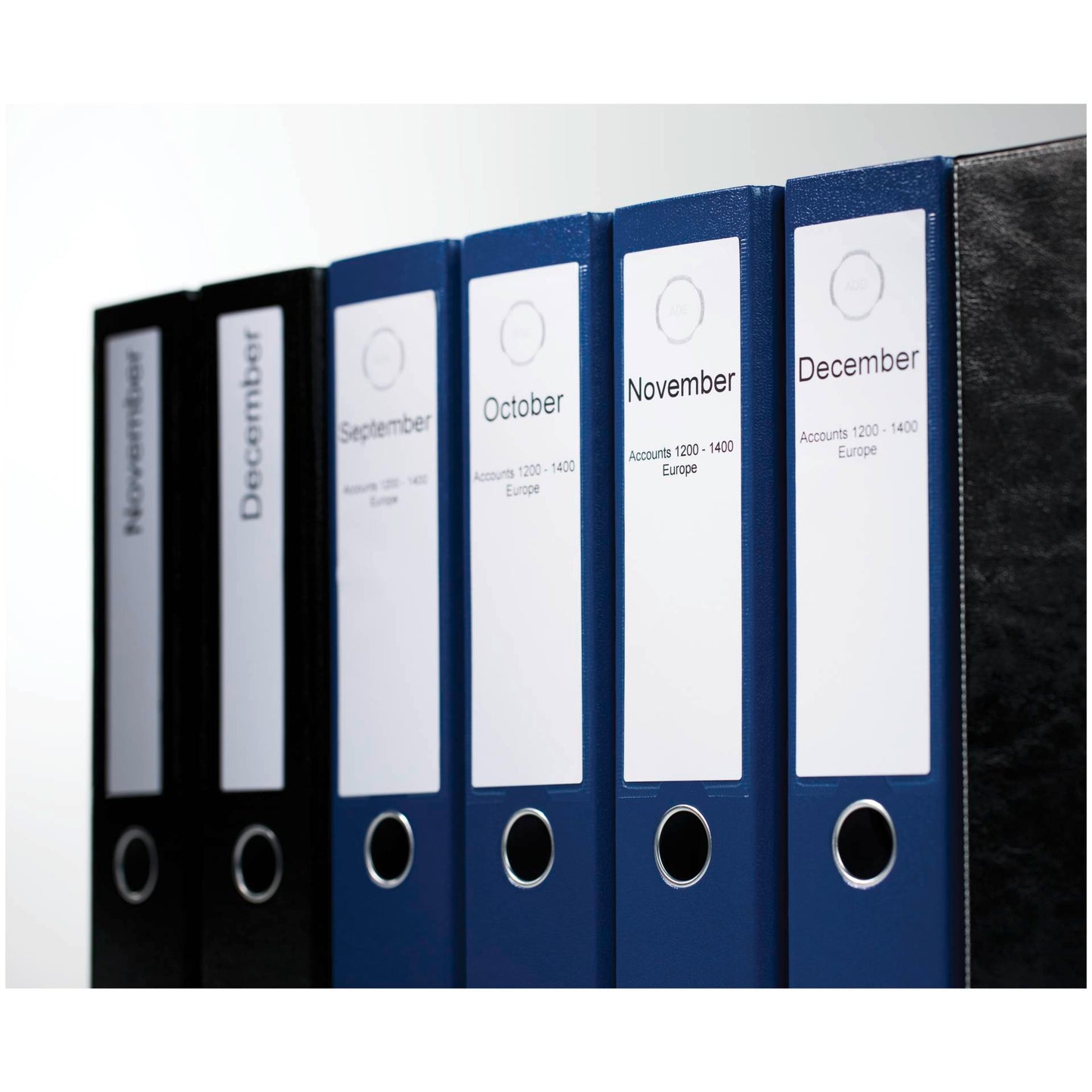 Dymo Lever arch labels 190mm x 59mm / 1 x 110 pcs 99019