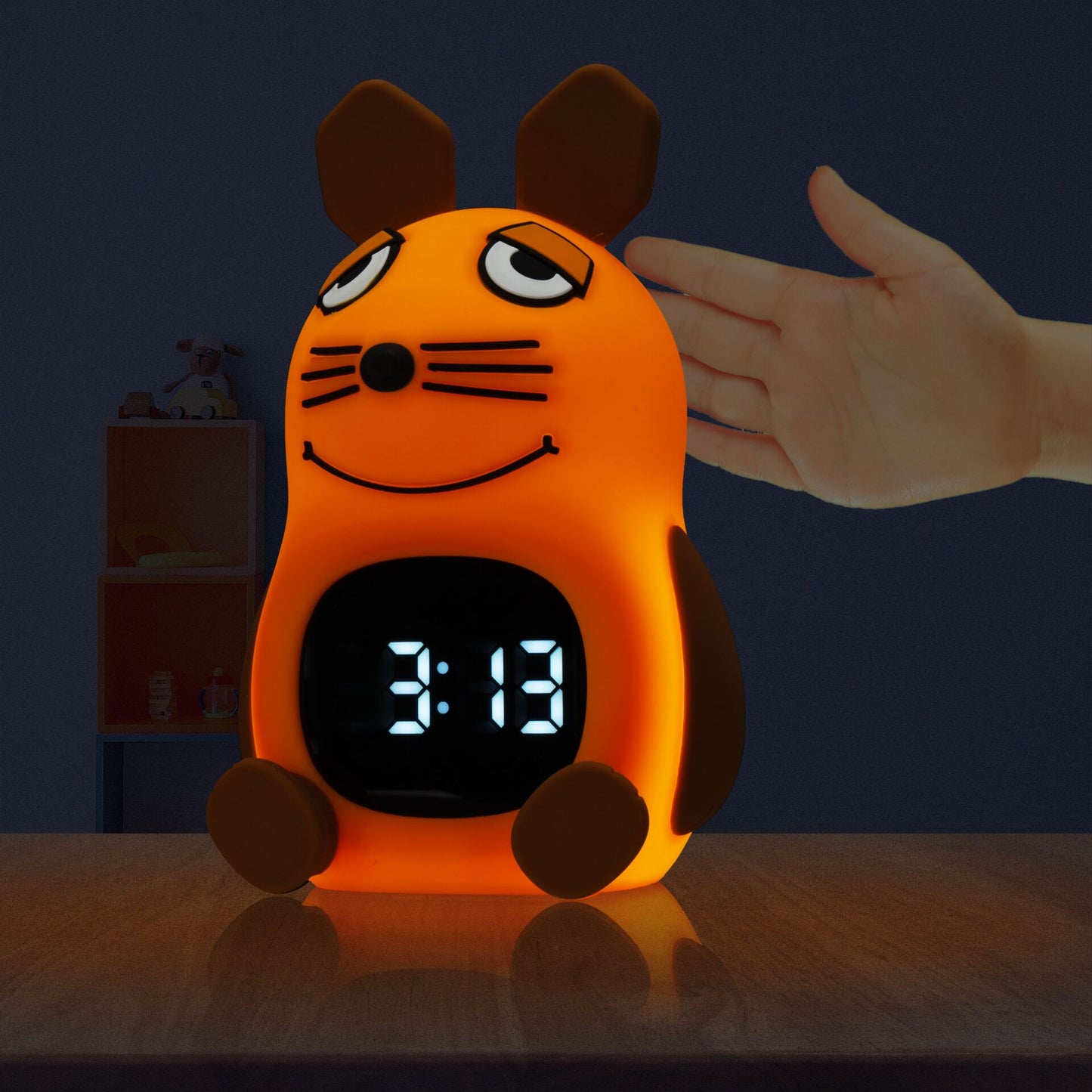 DieMaus Alarm Clock for Kids with Night light