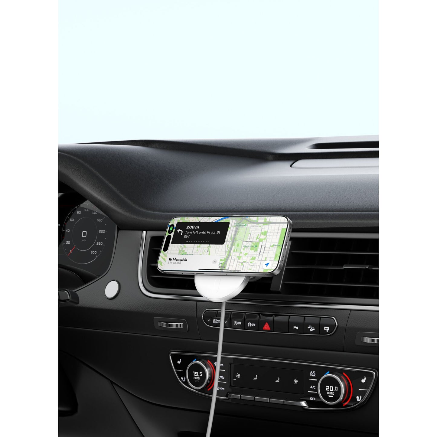 Belkin Magn.wireless Car Charger with Qi2 (15W), w/o power supply