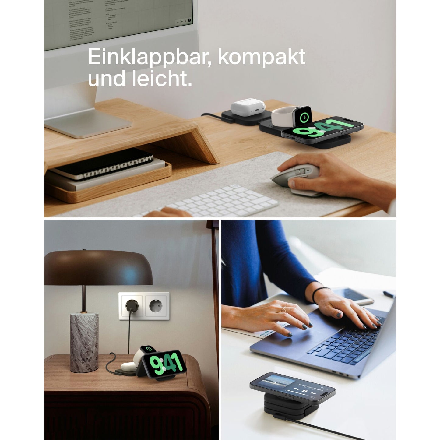 Belkin Boost Charge PRO Qi2 3in1 magn.einkl.Reiseladeg.WIZ024vfBK