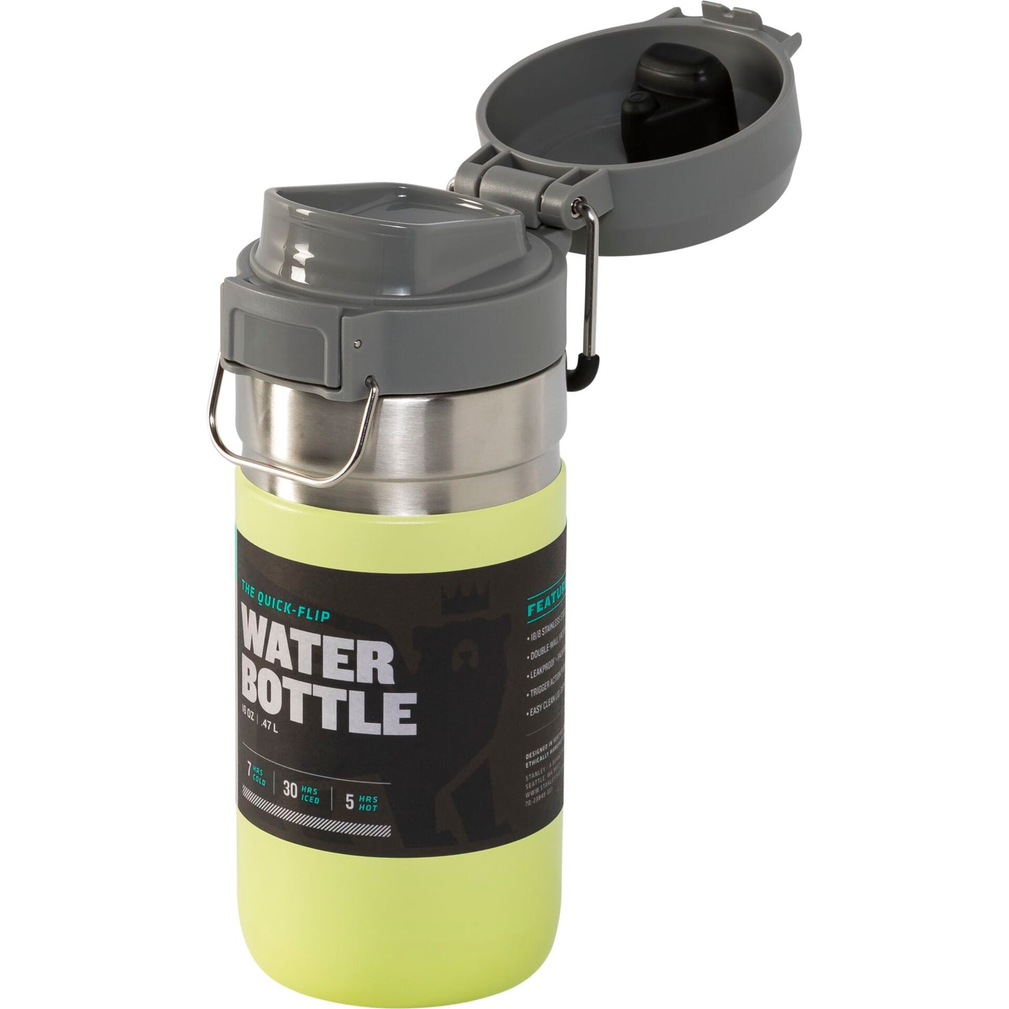 Stanley Quick Flip Water Bottle 0,47 L Citron