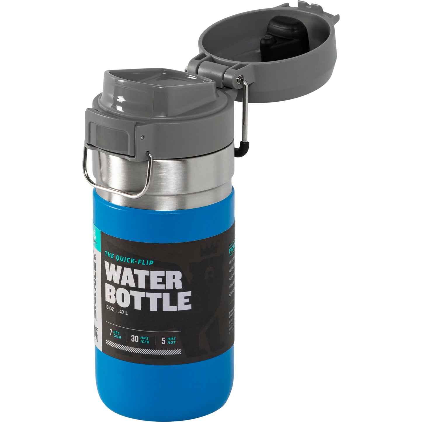 Stanley Quick Flip Water Bottle 0,47 L Azure