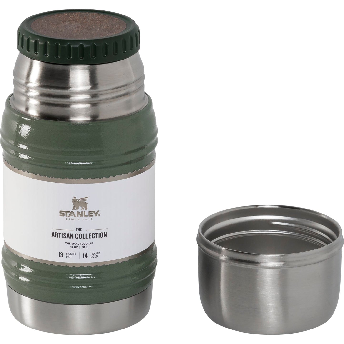 Stanley Artisan Thermal Food Jar 0,50 L Hammertone Green
