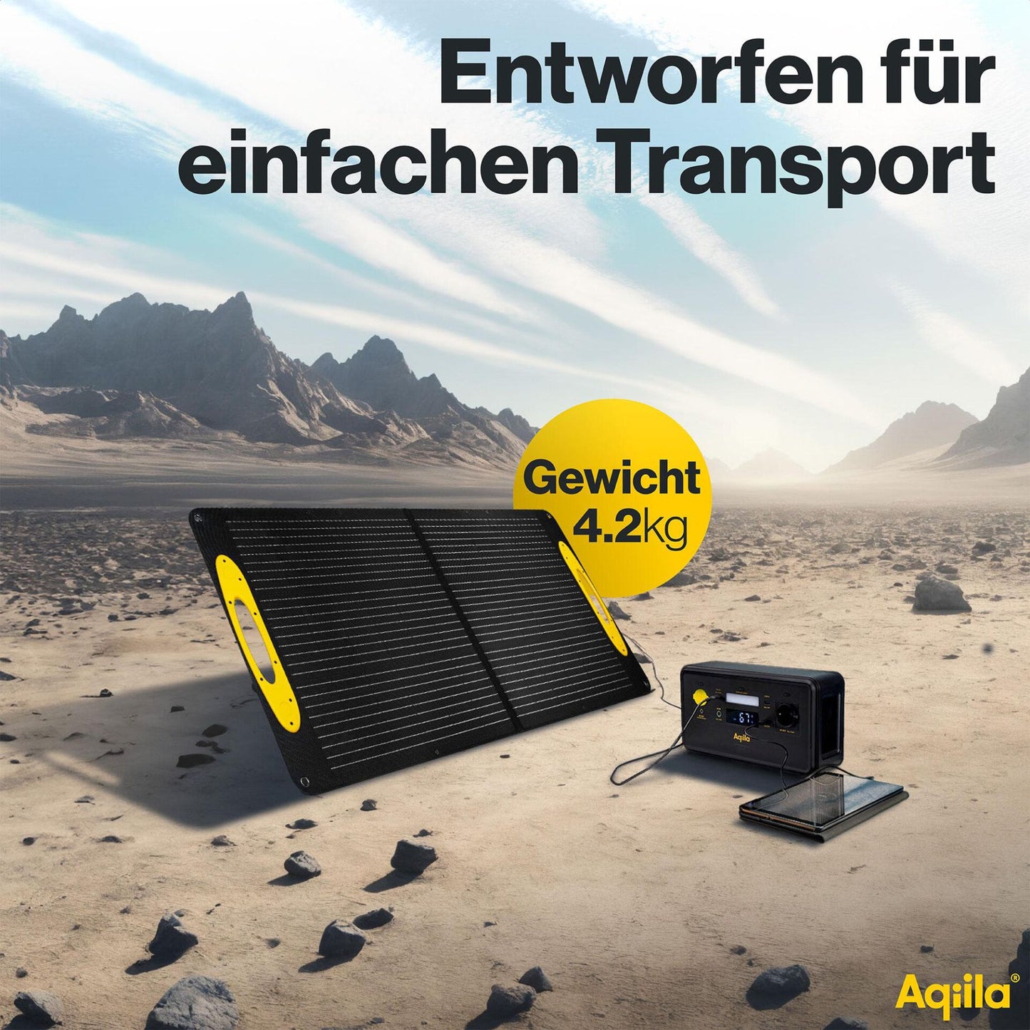 Aqiila Sunbird P21 Solar Charger 21W