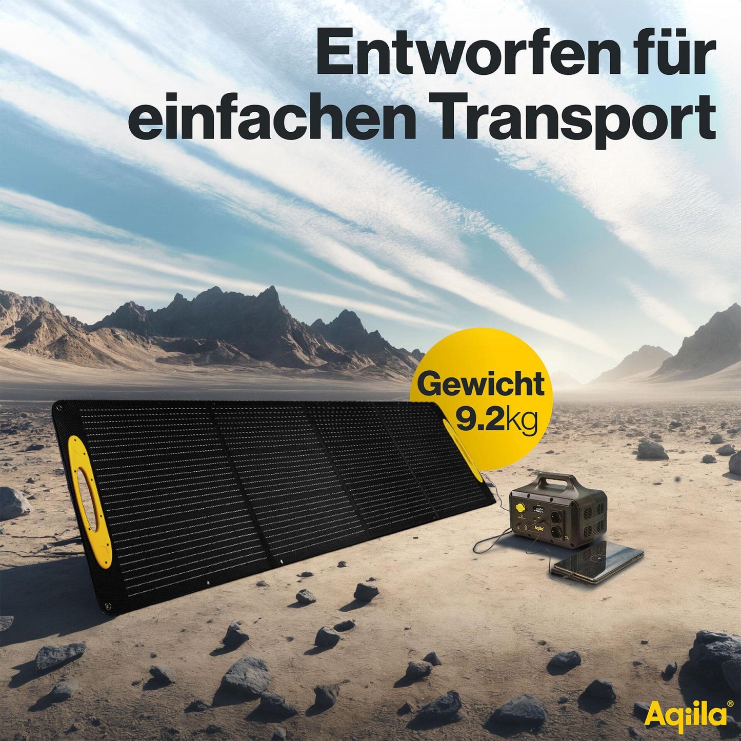 Aqiila Sunbird P56 Solar Charger 56W