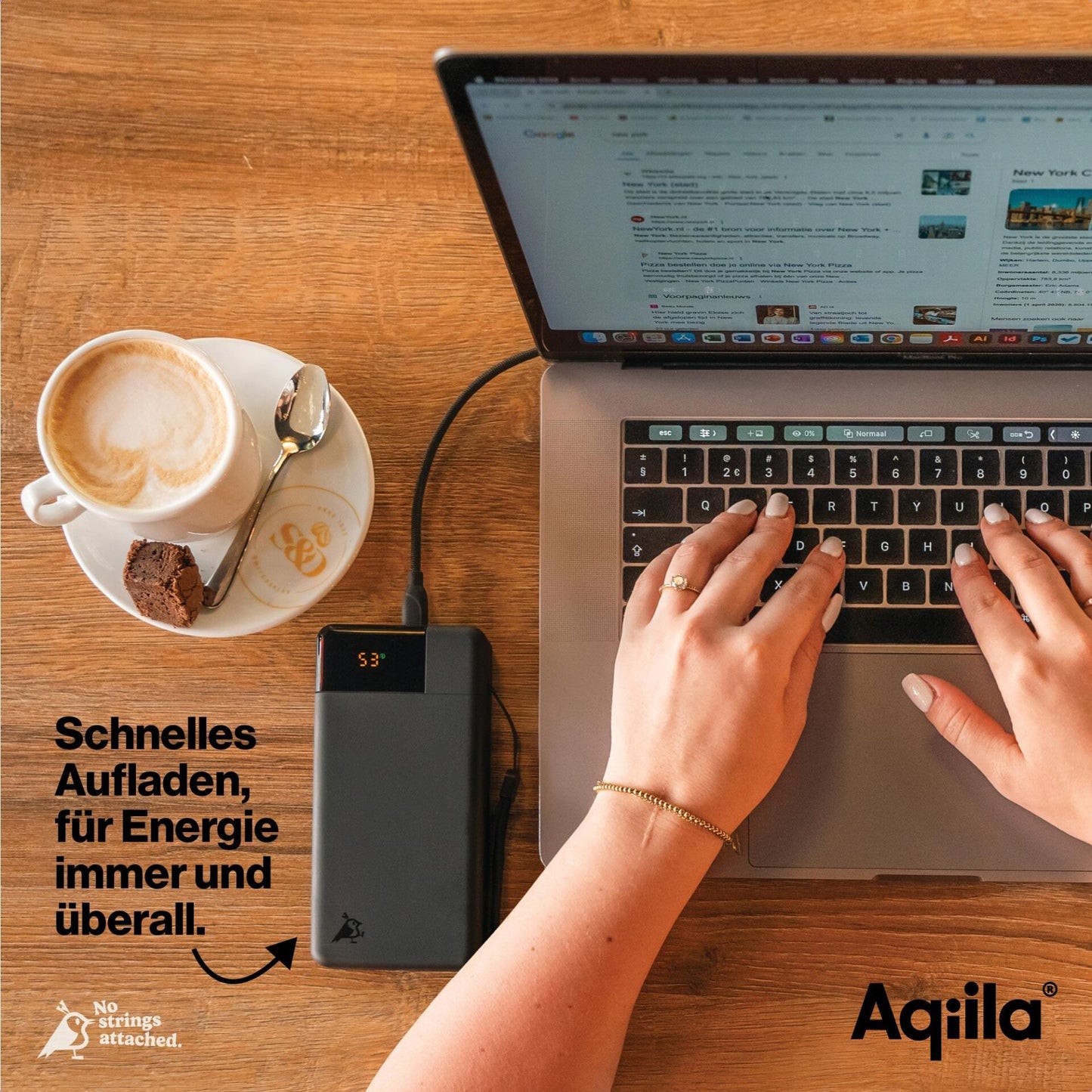 Aqiila Powerbird B20+ Powerbank 65W black 20.000 mAh