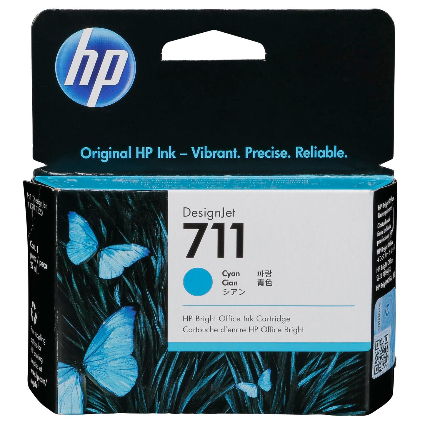 HP CZ 130 A ink cartridge cyan No. 711