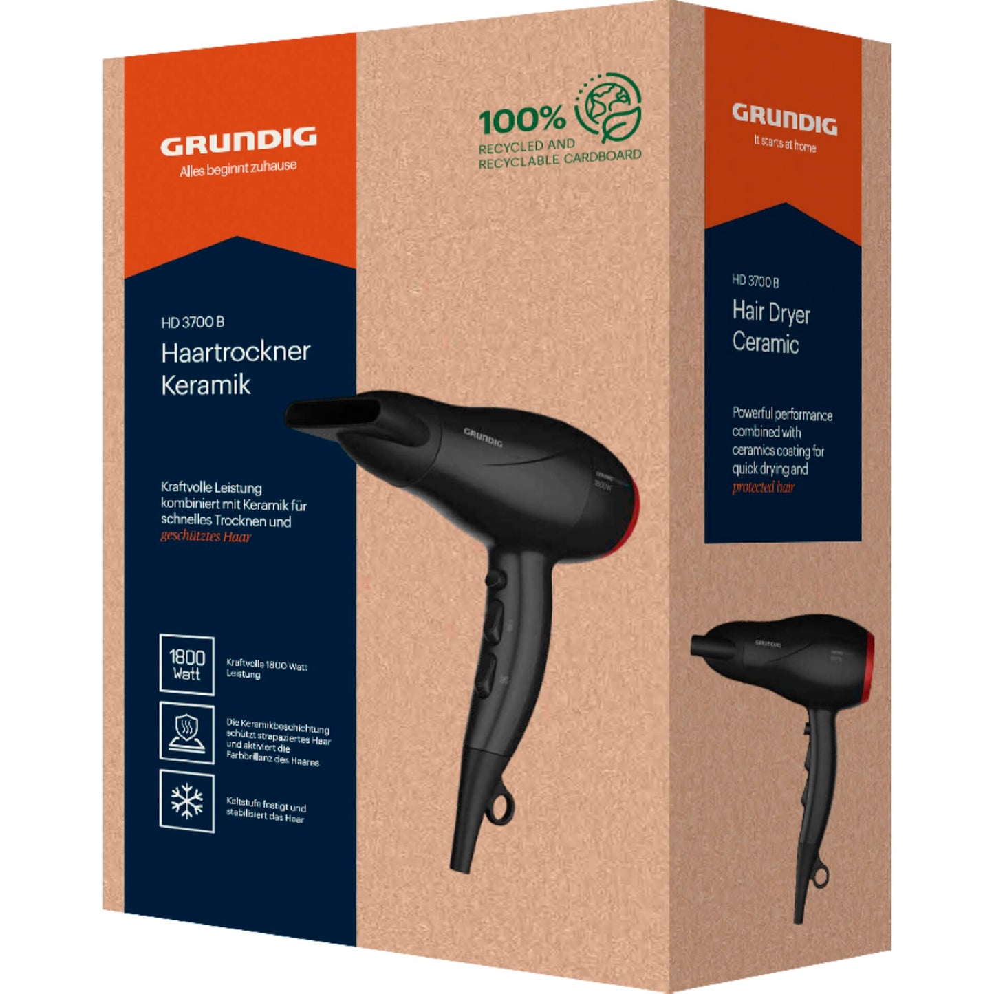 Grundig HD 3700 B Haartrockner